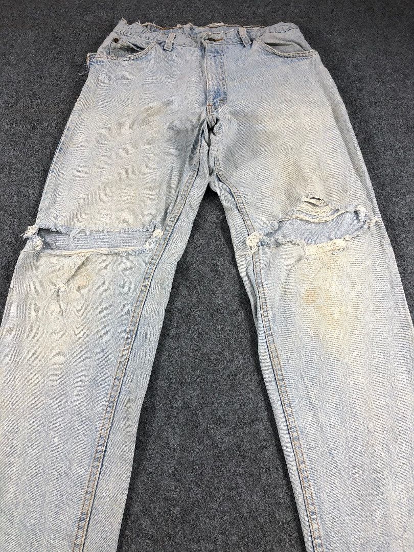 Levi's × Vintage Vintage Distress 90s Levis 550 Orange Tab Jeans-JM673 Size US 30 / EU 46 - 3 Thumbnail