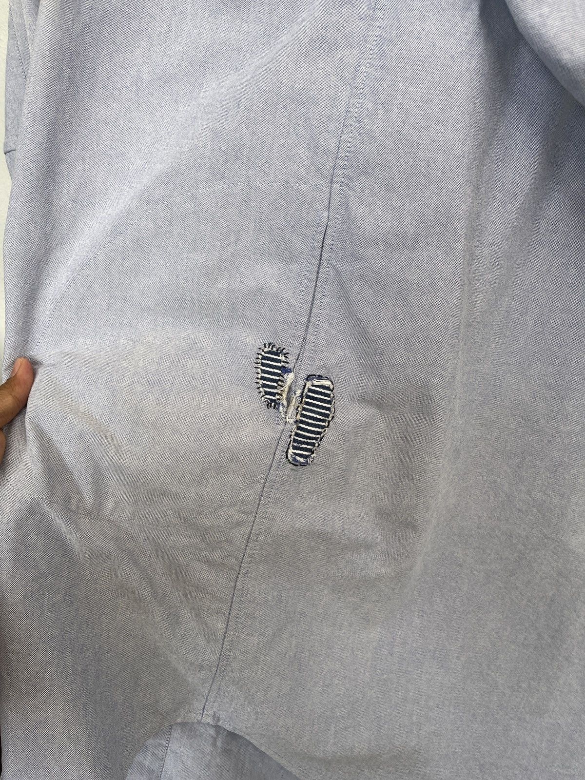 Ne-Net Repaired Ne Net Baggy Chambray Shirt Size XS / US 0-2 / IT 36-38 - 9 Thumbnail