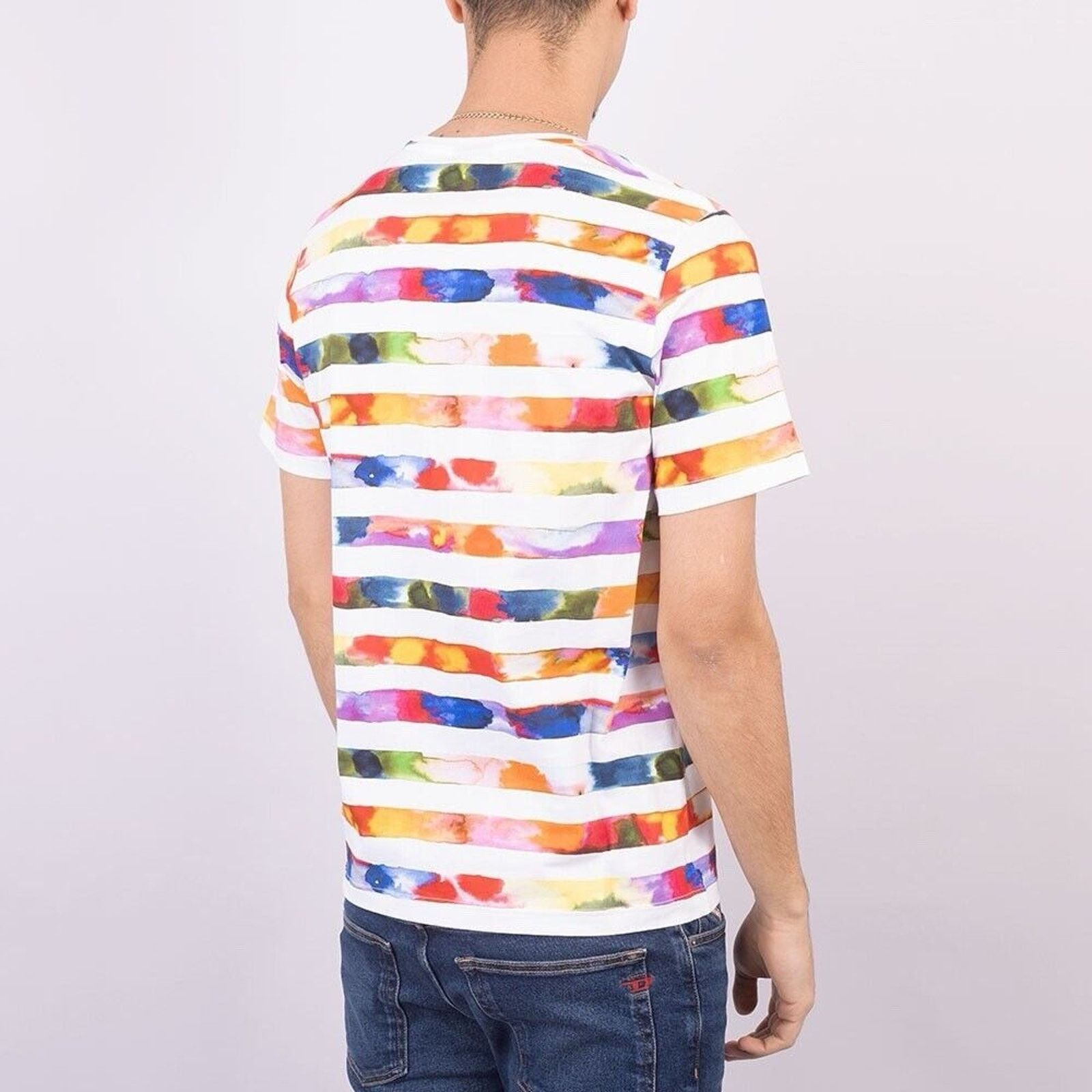 Paul Smith NWT $125 Paul Smith Reg Fit Watercolor Stripe T Shirt Medium Size US M / EU 48-50 / 2 - 4 Thumbnail