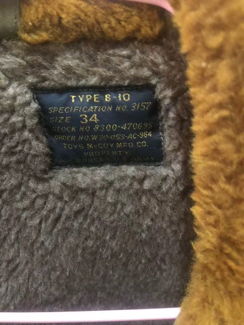 The Real McCoy's THE REAL McCOY'S Size 34B10 Flight Jacket - Cotton Fleece 2 Size US M / EU 48-50 / 2 - 4 Thumbnail
