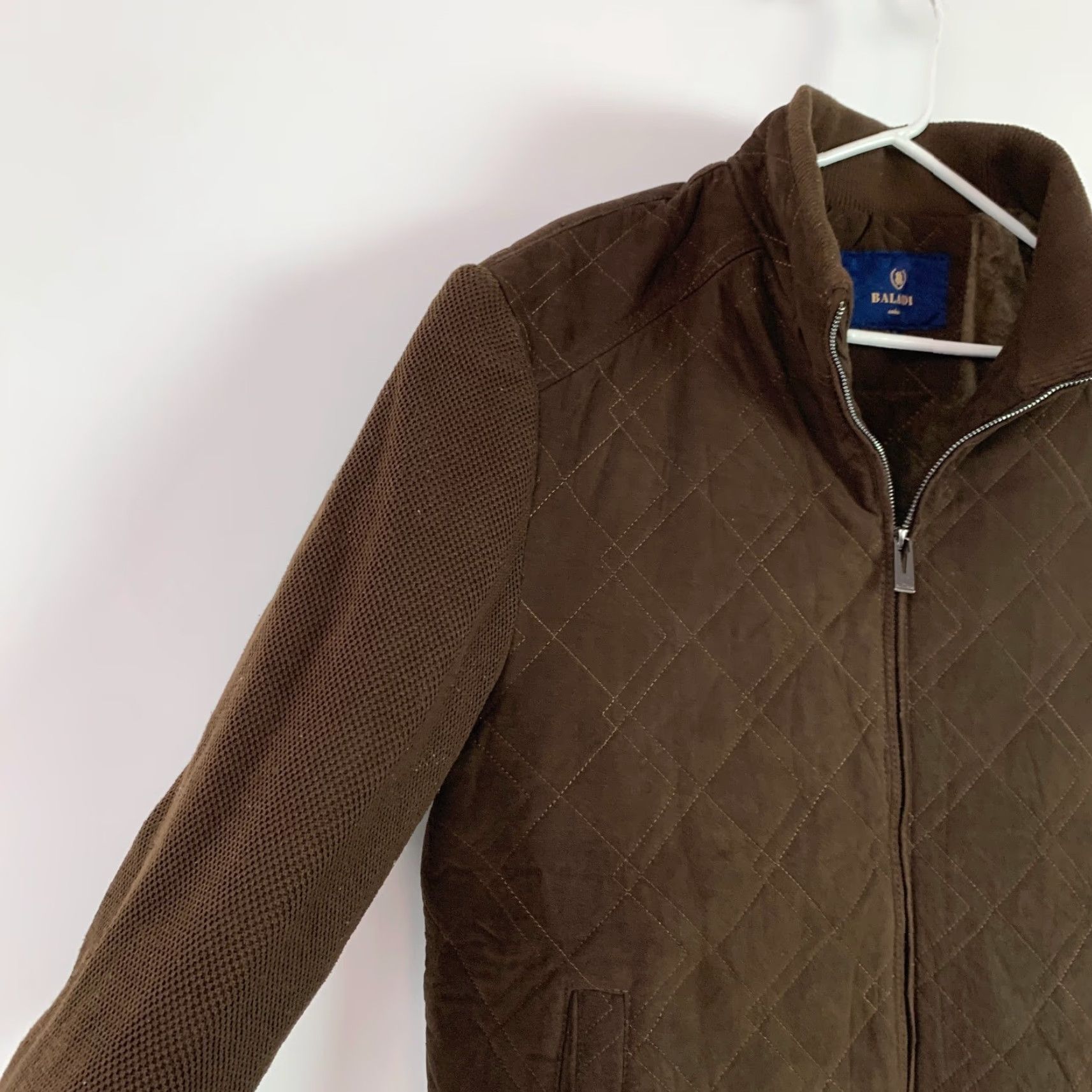Vintage Balandi Brown Quilted Full Zip Bomber Jacket Coat Mens XL Size US XL / EU 56 / 4 - 3 Thumbnail