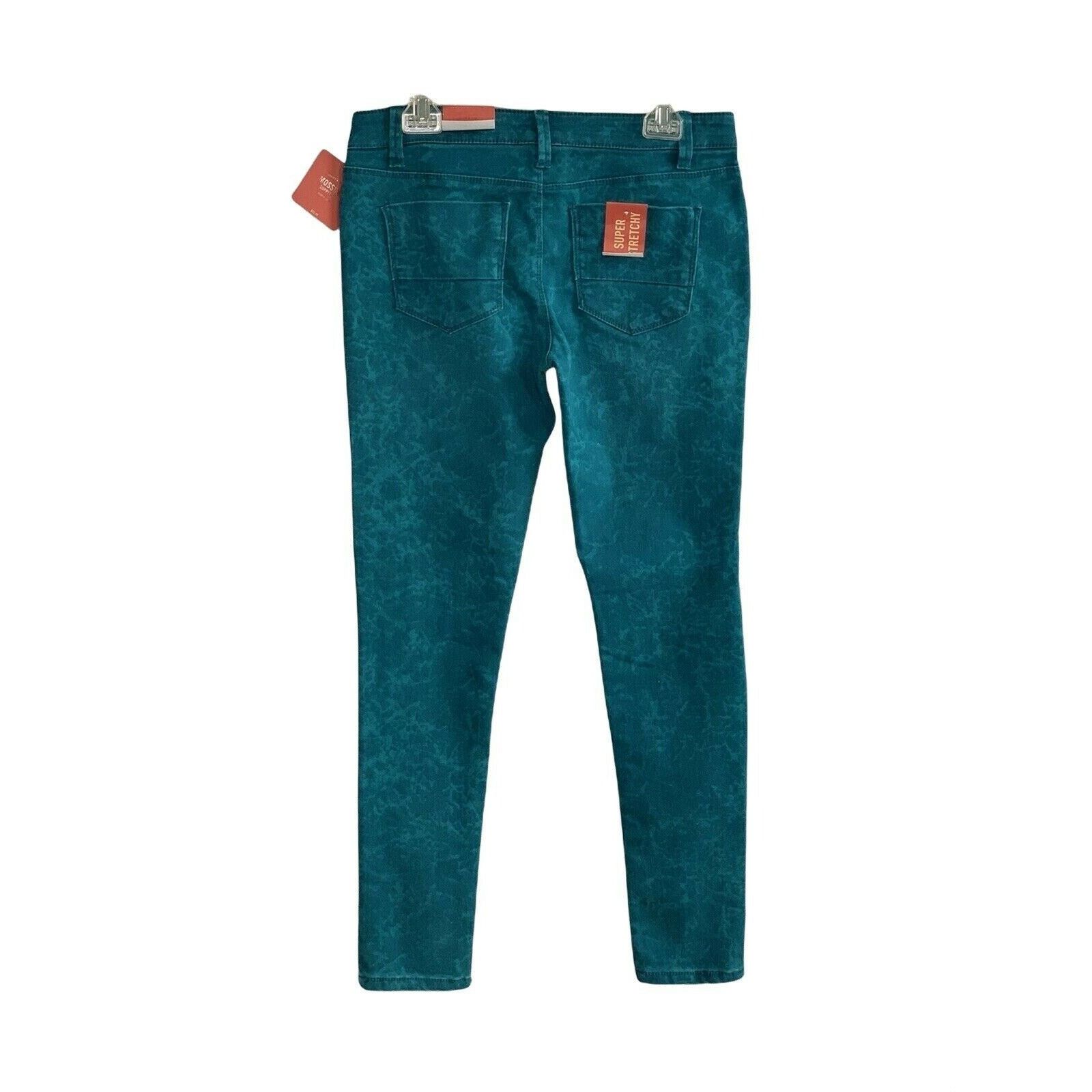 Mossimo MOSSIMO SUPPLY CO. Denim green Jeggings Size 11 Size 33" - 2 Thumbnail