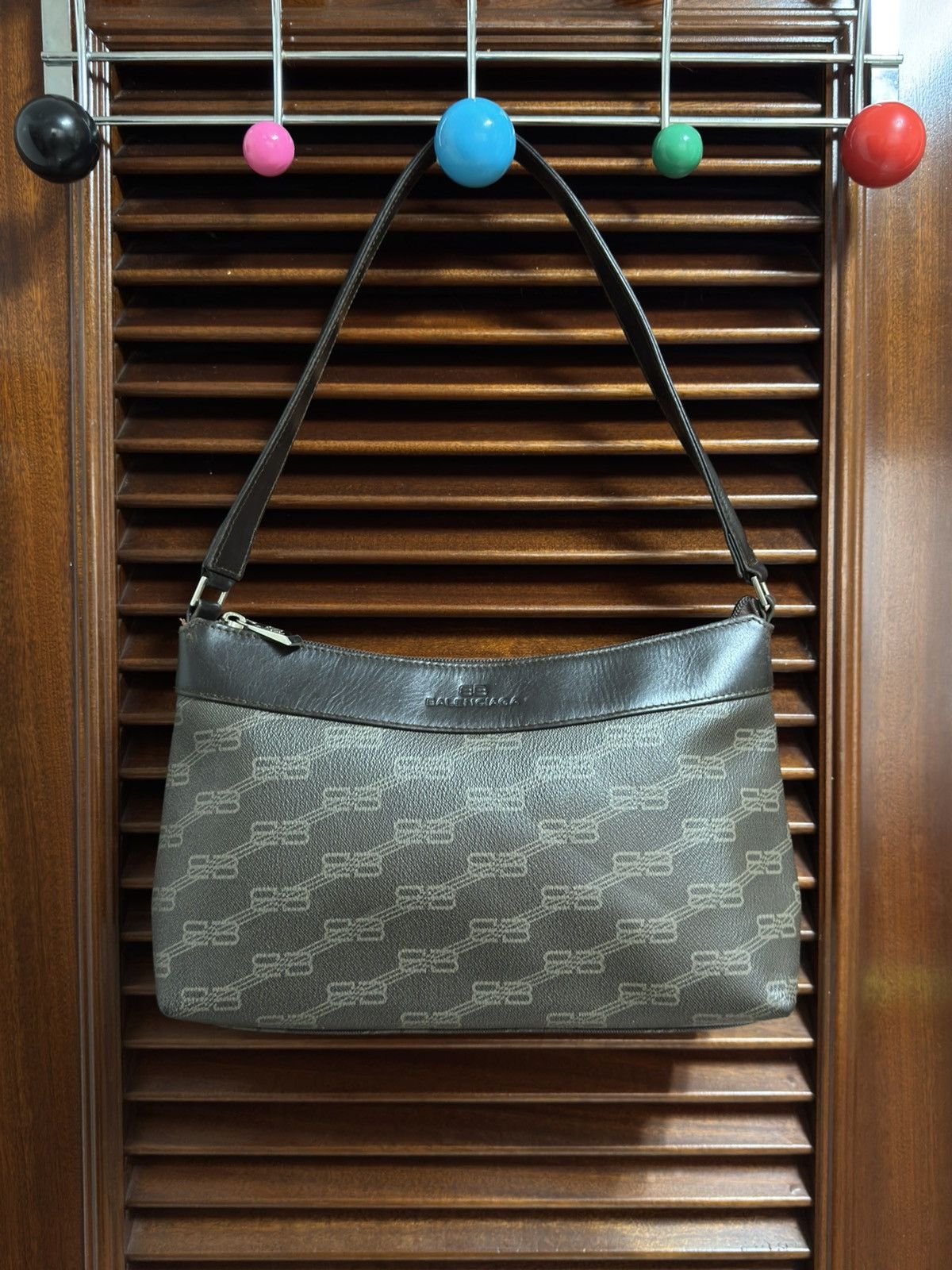 Balenciaga Balenciaga BB Monogram Canvas Satchel Size ONE SIZE - 4 Thumbnail