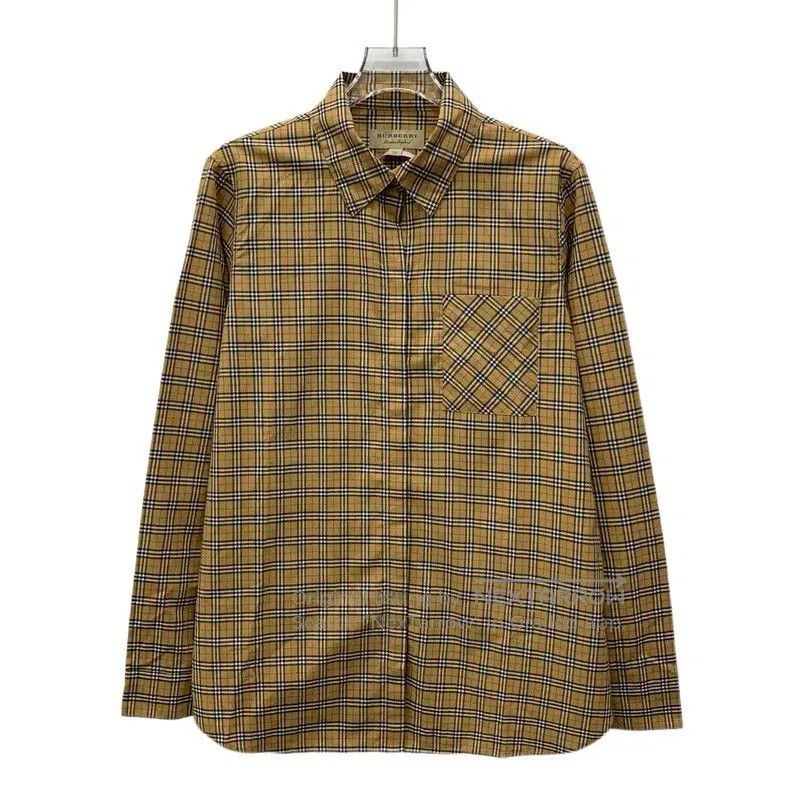 Burberry Burberry Brown Cotton Women's Shirt. Size XXS / US 00 / IT 34 - 1 Thumbnail