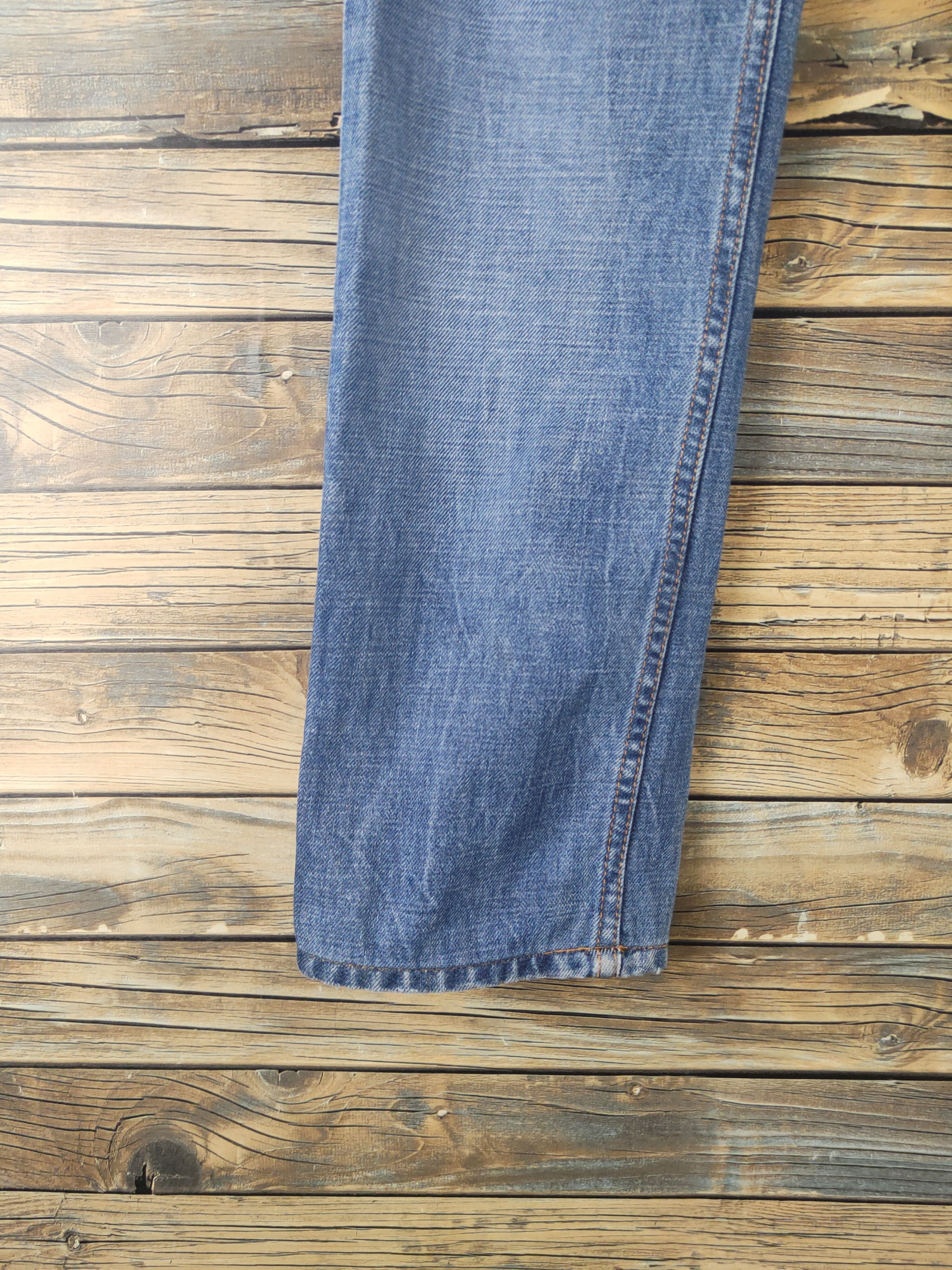 Prada DL Prada Blue Distressed Ripped Jeans #2778 Size 29" - 4 Thumbnail