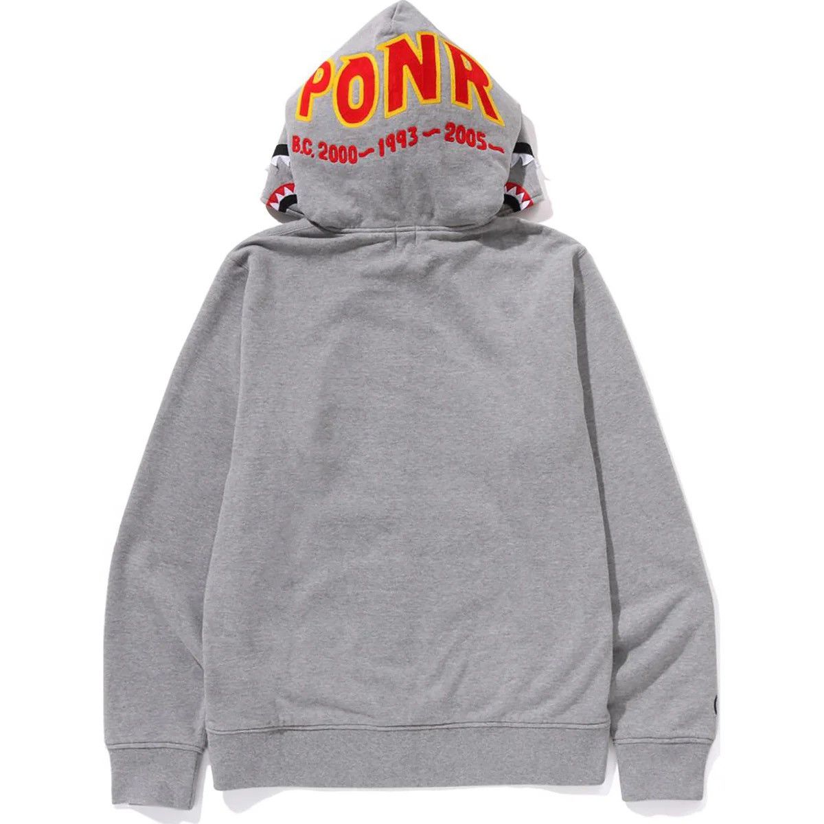 Bape Bape 2nd Shark Full Zip Hoodie Gray Size Small PONR Size US S / EU 44-46 / 1 - 13 Thumbnail