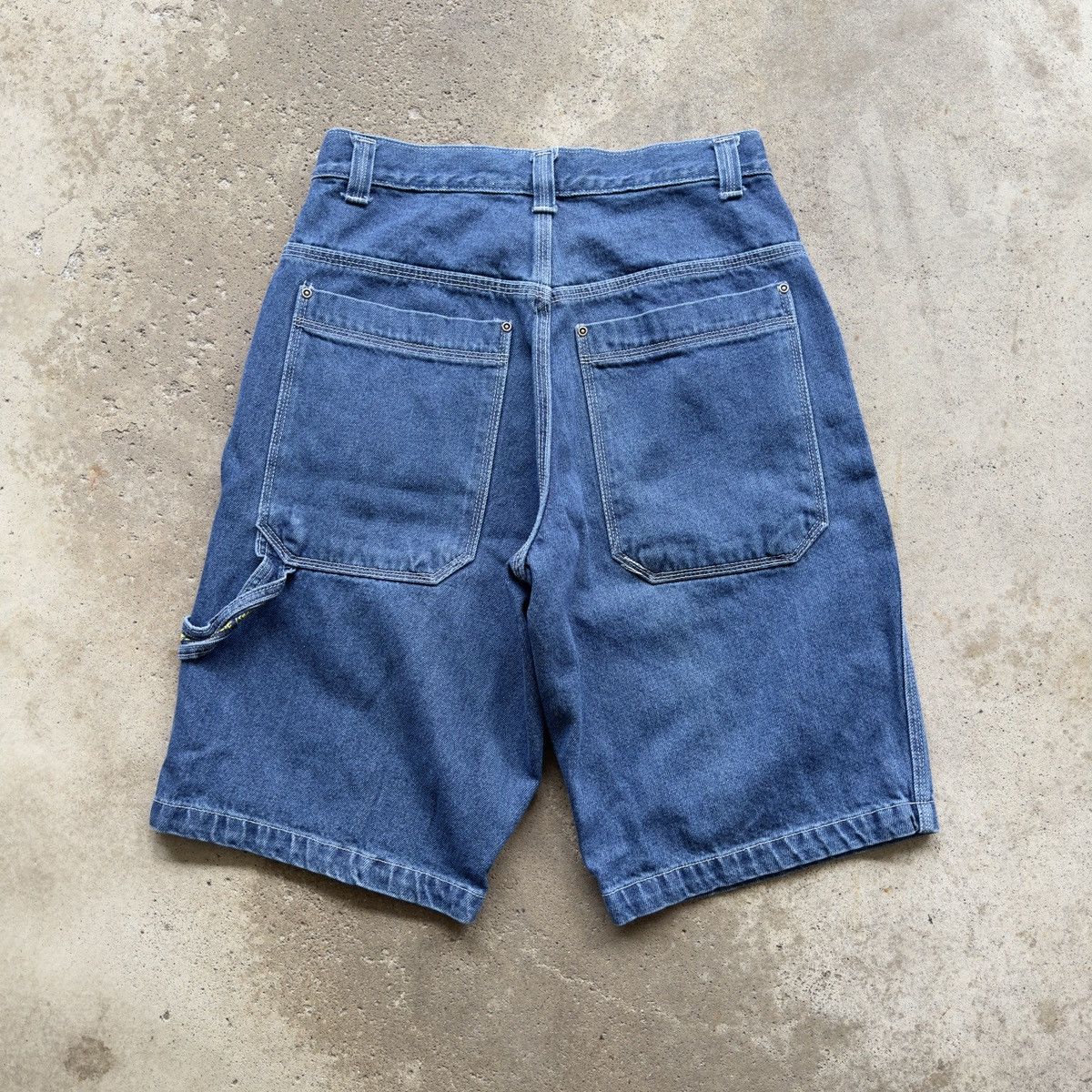 image of Jnco x Vintage Extreme Limit Baggy Denim Skater Jean Shorts Jorts in Blue, Men's (Size 31)