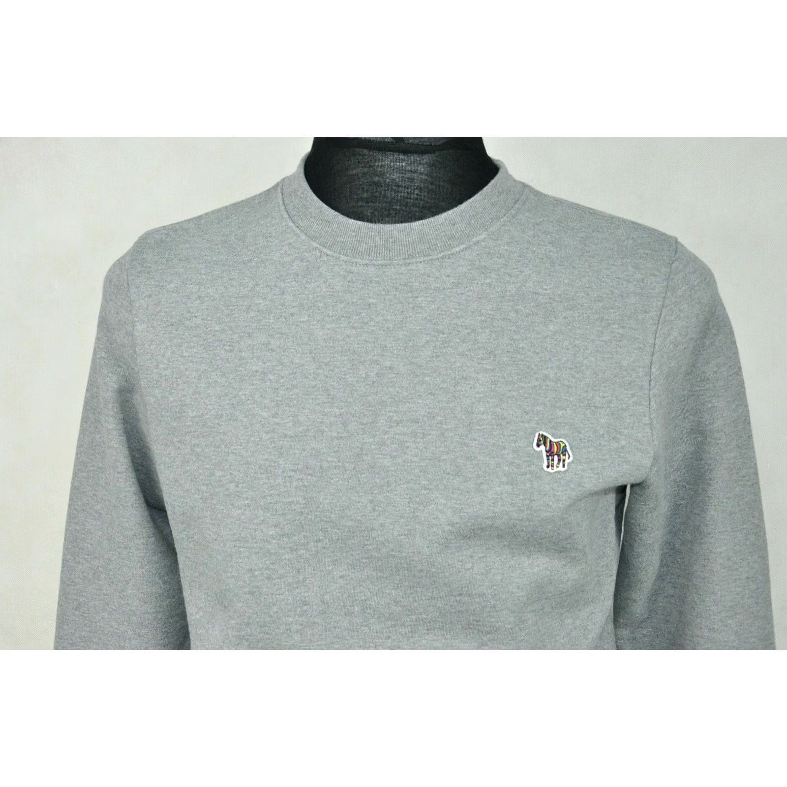 Paul Smith Paul Smith Sweatshirt Crew Neck Grey Organic Cotton Mens S Size US S / EU 44-46 / 1 - 2 Thumbnail