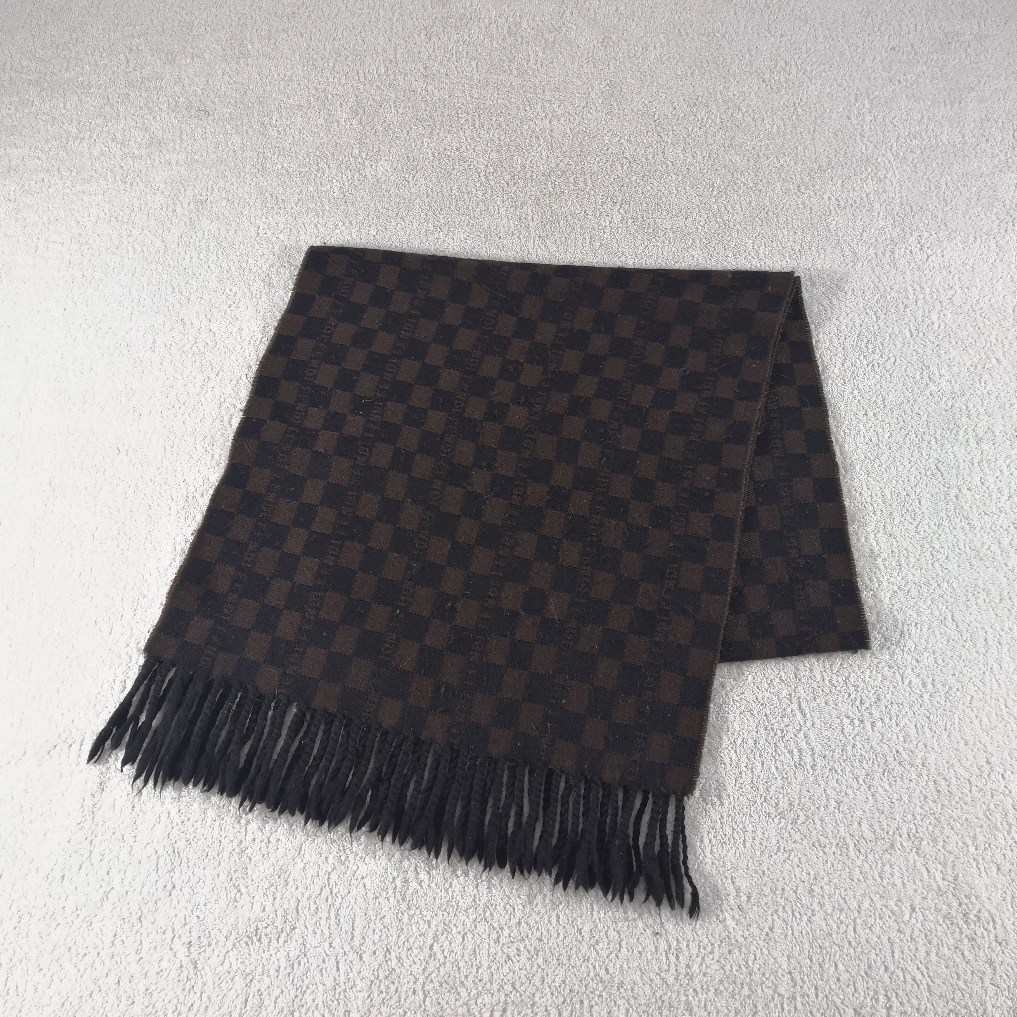 Fendi × Vintage Vintage Fendi Wool Scarf Muffler Cashmere Scarves Size ONE SIZE - 3 Thumbnail