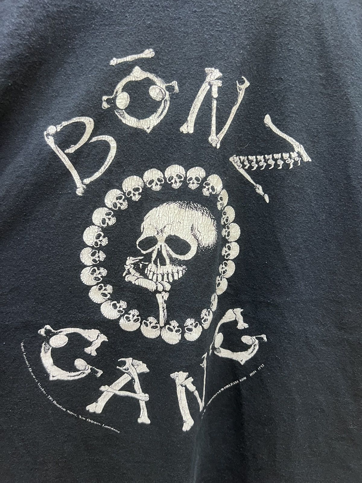 Vintage THRASHED Faded Bonz Gang Skate Rap Tee Size US L / EU 52-54 / 3 - 2 Thumbnail
