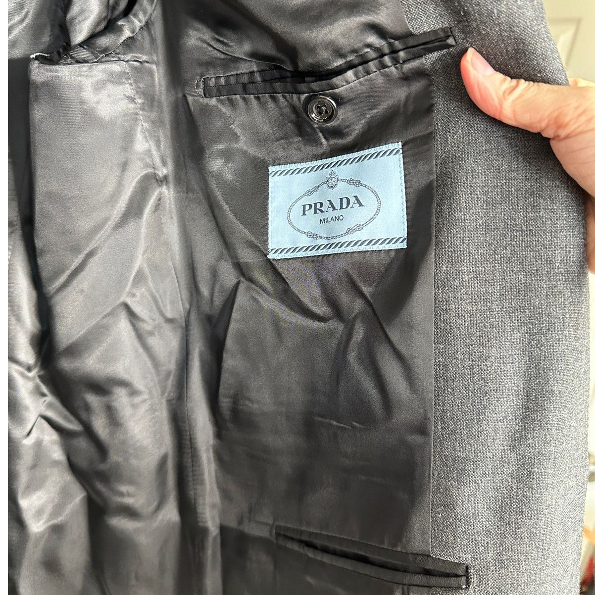 Prada Prada Single Breasted Wool ReNylon Jacket 42 / XL Size XL / US 12-14 / IT 48-50 - 5 Thumbnail
