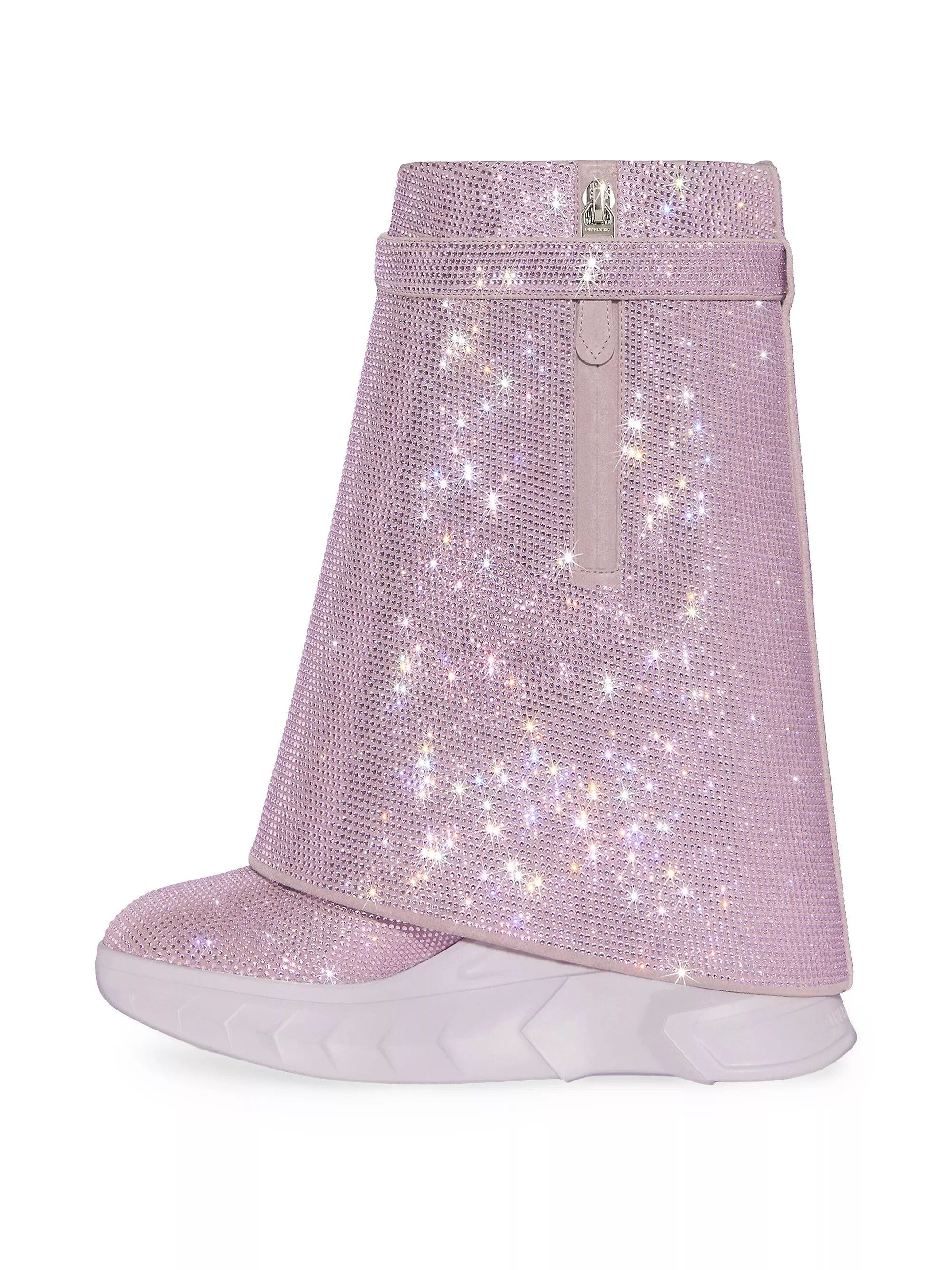 Givenchy o1srvl11e0325 Shark Lock Biker Low Heel Ankle Boots Size US 11 / IT 41 - 5 Thumbnail