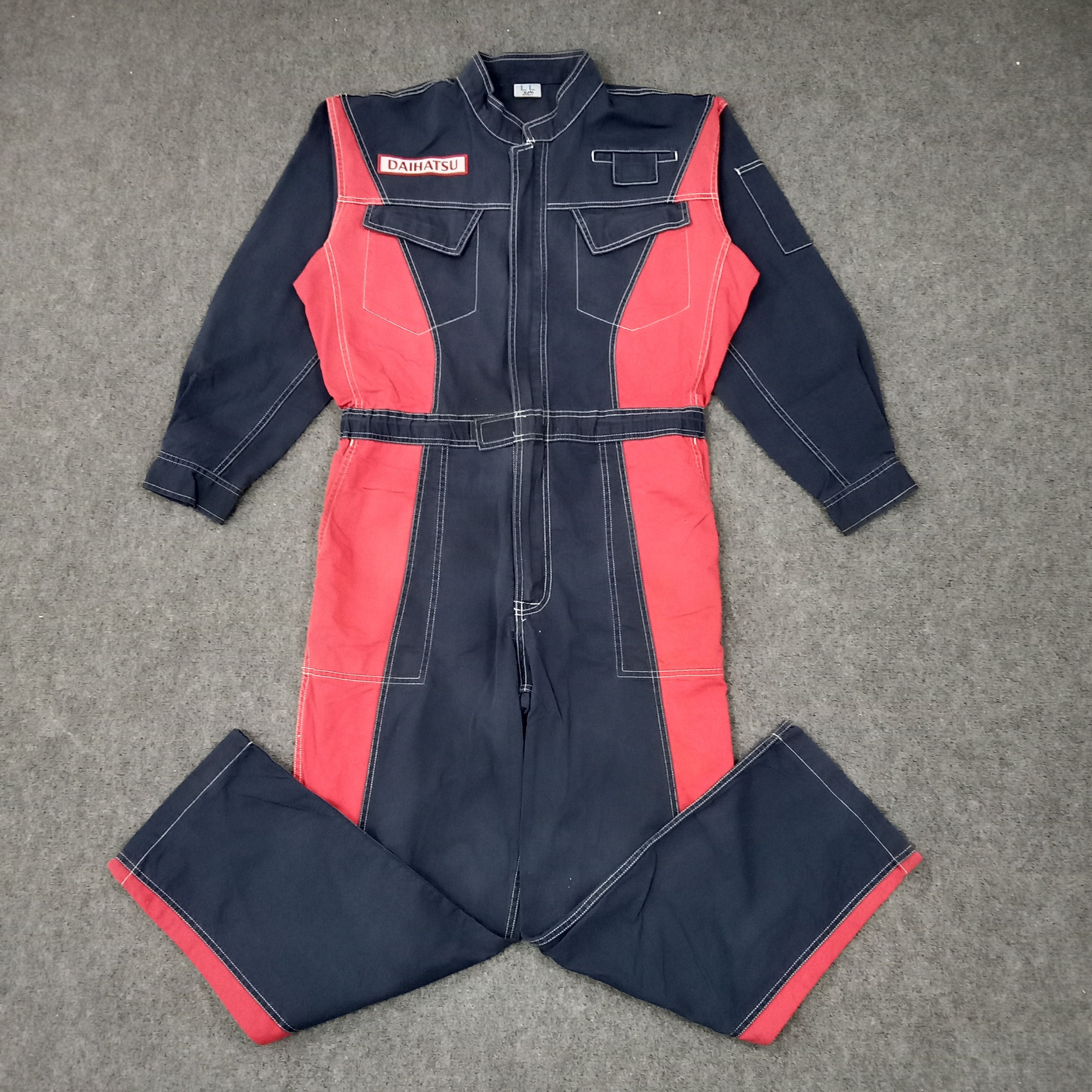 Japanese Brand × Vintage Daihatsu Japanese Motorsports Racing Coverall Jacket Size US L / EU 52-54 / 3 - 4 Thumbnail