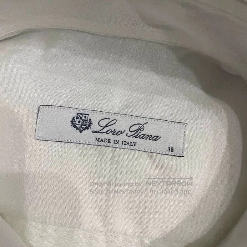 Loro Piana Loro Piana Men's Classic White Shirt. Size US M / EU 48-50 / 2 - 5 Thumbnail