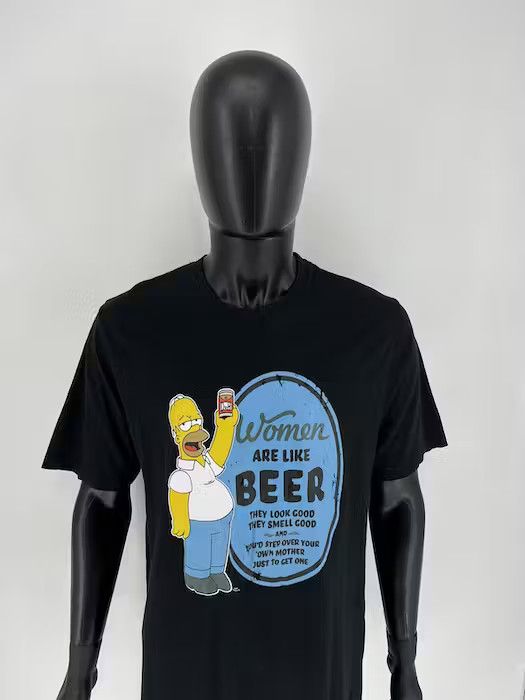 Other Vintage The Simpsons "Women Are Like BEER" T-Shirt Movie Size US XL / EU 56 / 4 - 2 Thumbnail