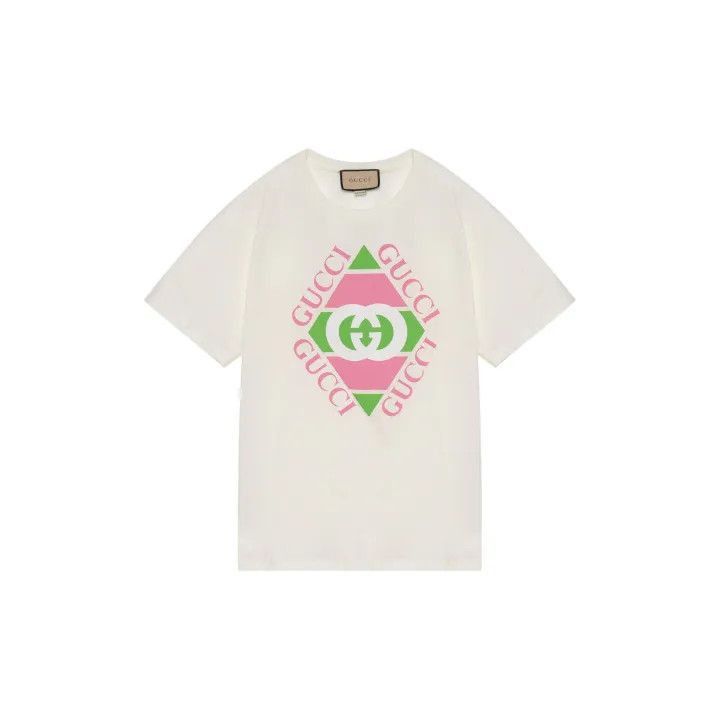 Gucci Gucci Gucci Logo Print Round Neck T-Shirt -2506 Size US L / EU 52-54 / 3 - 1 Thumbnail