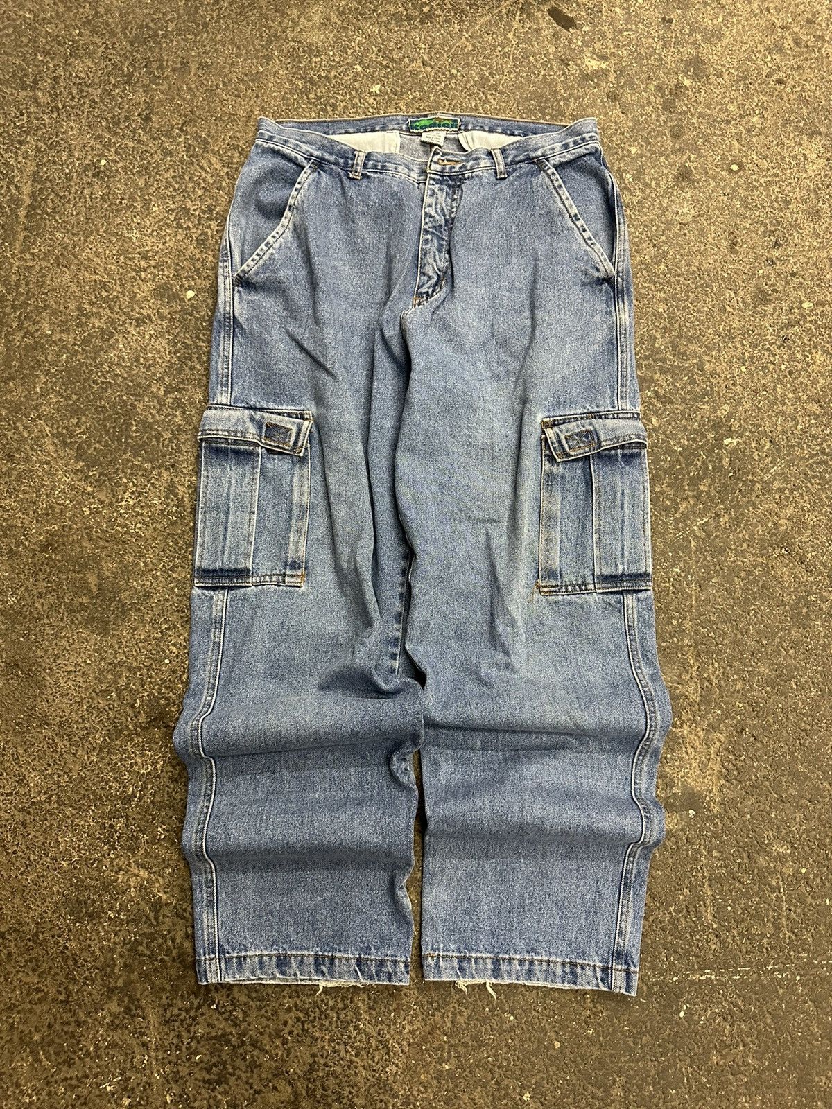 Designer Y2K cargo baggy jeans Size US 34 / EU 50 - 1 Thumbnail