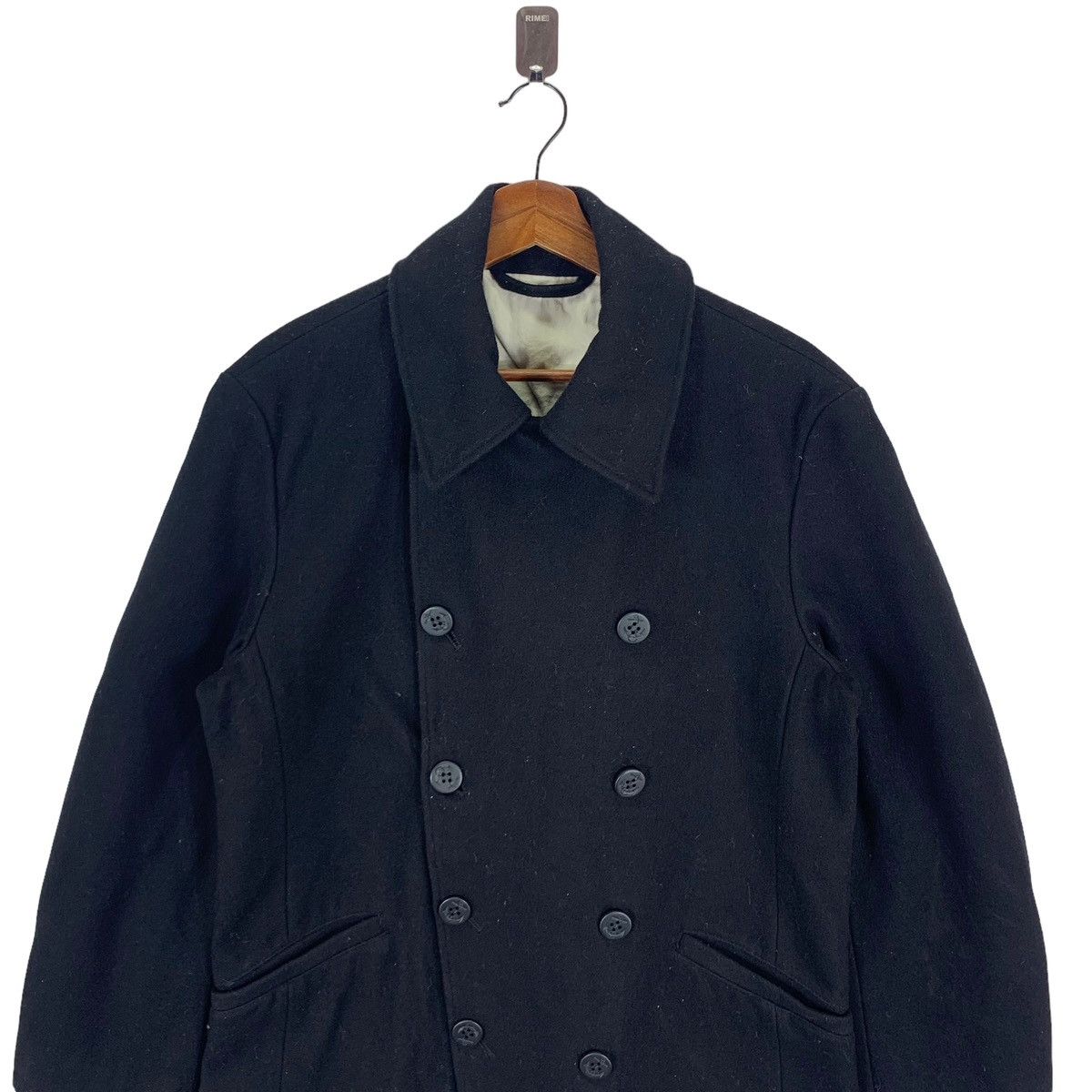 SHIPS × Ships Jet Blue VINTAGE SHIPS JAPAN WOOL COAT Size US M / EU 48-50 / 2 - 4 Thumbnail