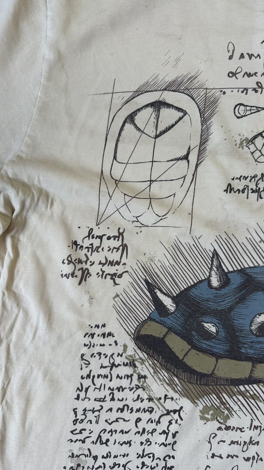 Arts & Science VINTAGE TURTLE ART DA VINCI TEE Size US L / EU 52-54 / 3 - 2 Thumbnail