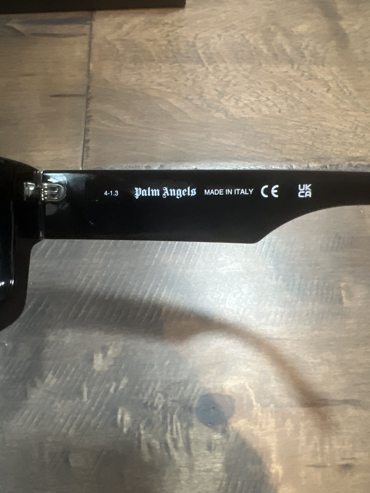 Palm Angels black, and silver sunglasses