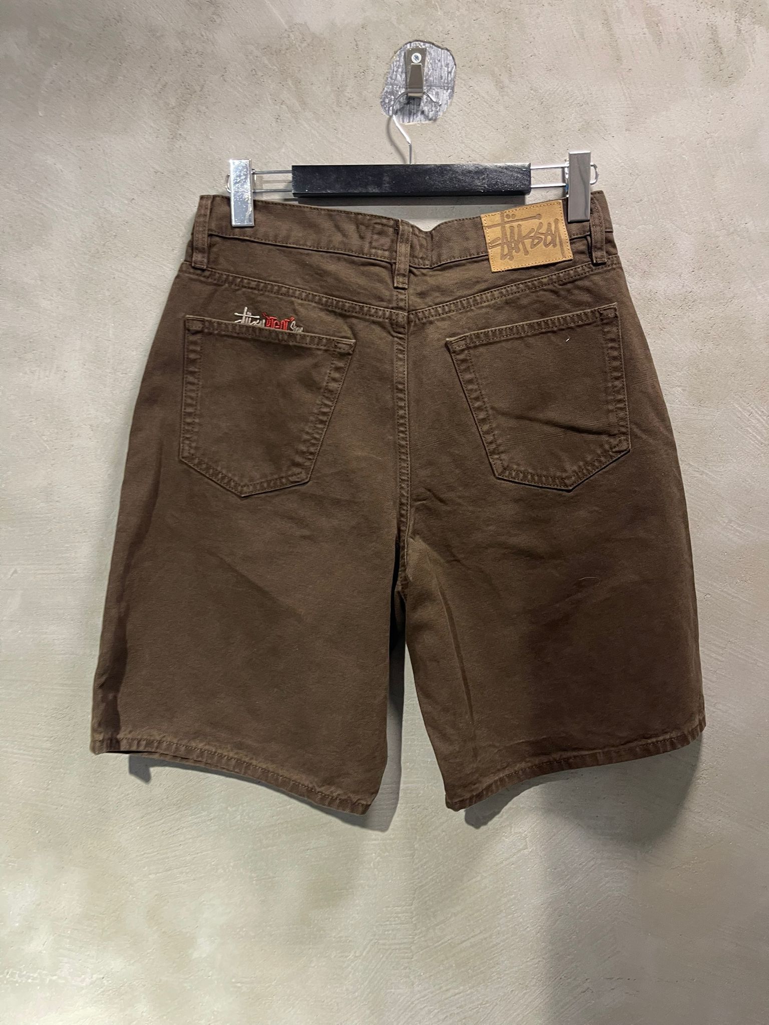 Stussy Stussy Big Ol Jean Shorts Brown Size US 30 / EU 46 - 2 Thumbnail