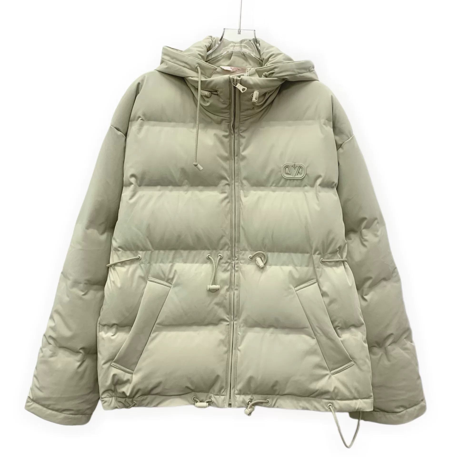 Valentino valentino beige hooded puffer jacket Size US L / EU 52-54 / 3 - 1 Thumbnail