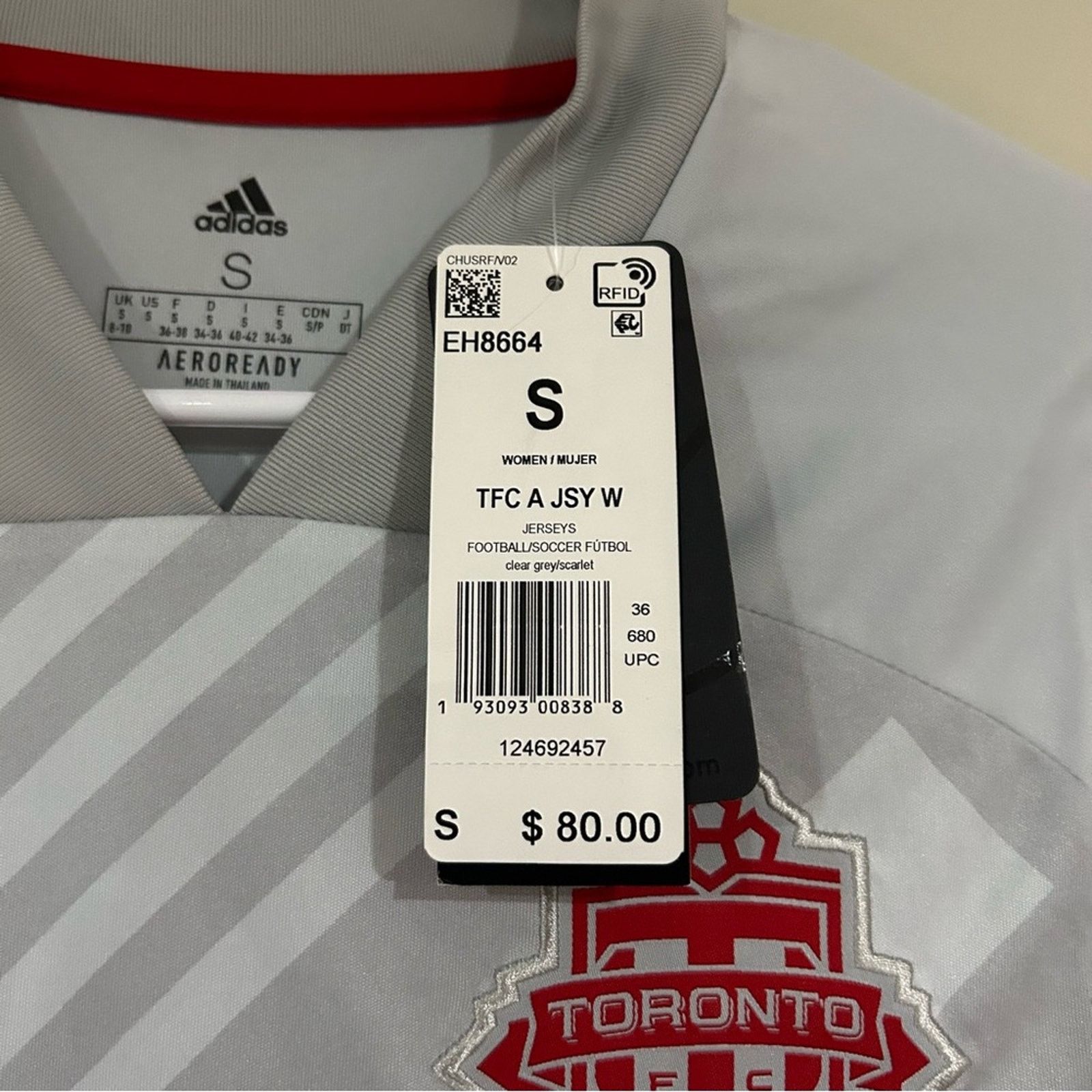 Adidas Adidas MLS Toronto FC Soccer Jersey Size S / US 4 / IT 40 - 3 Thumbnail