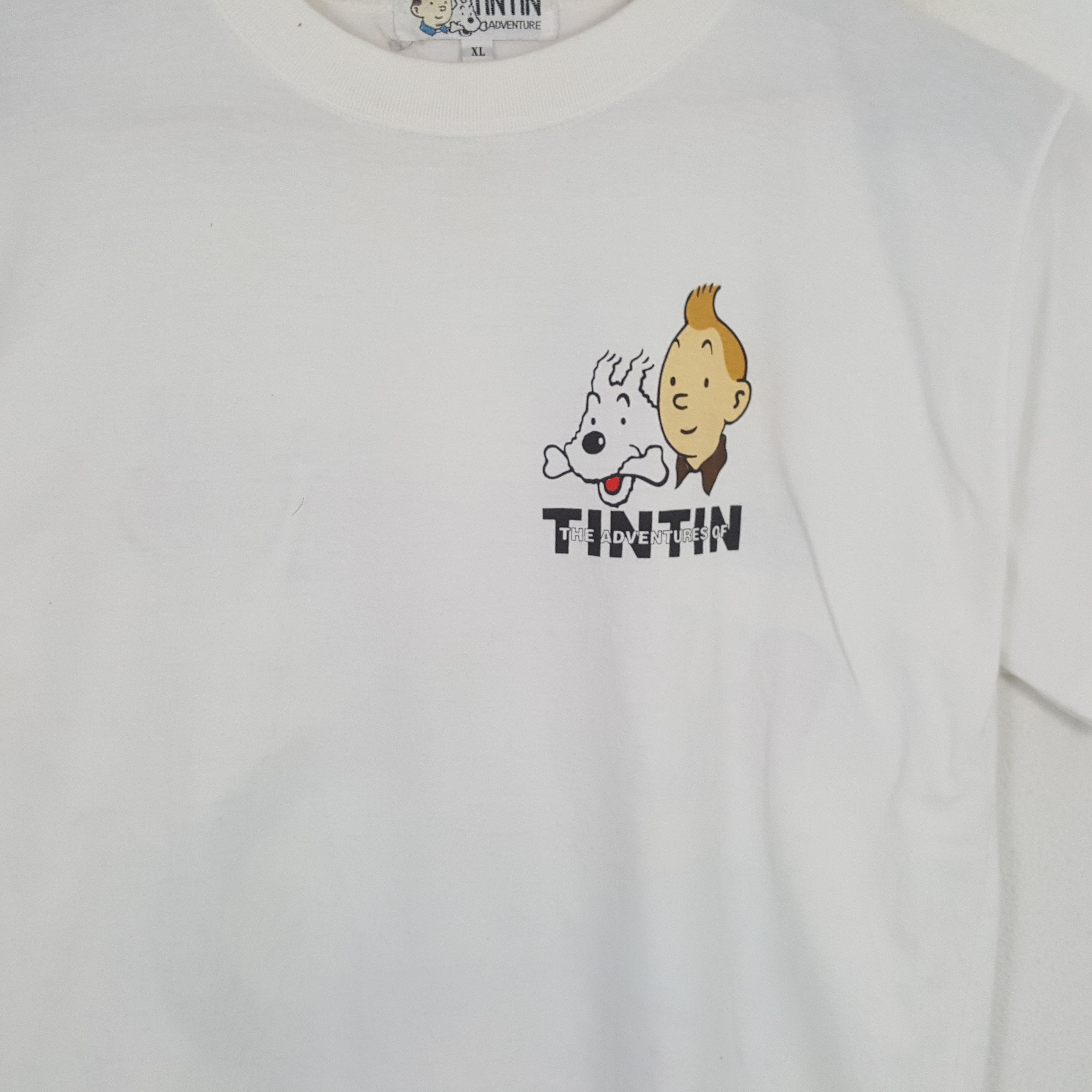 Vintage Vintage TINTIN THE BLUE LOTUS American Cartoon T-Shirts Size US L / EU 52-54 / 3 - 4 Thumbnail