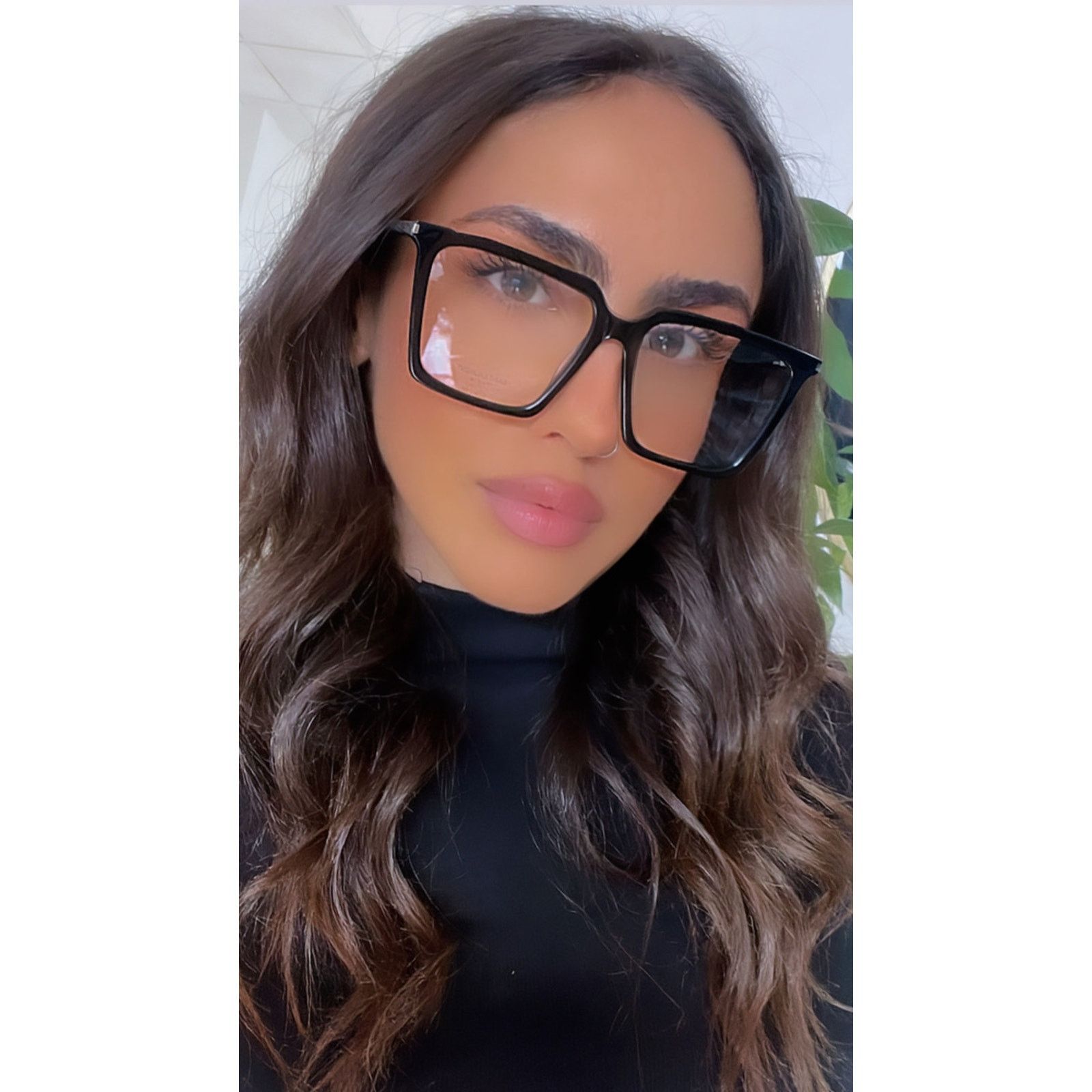 Saint Laurent Paris NEW Saint Laurent SL474 Opt Black Square Frames Size ONE SIZE - 7 Thumbnail