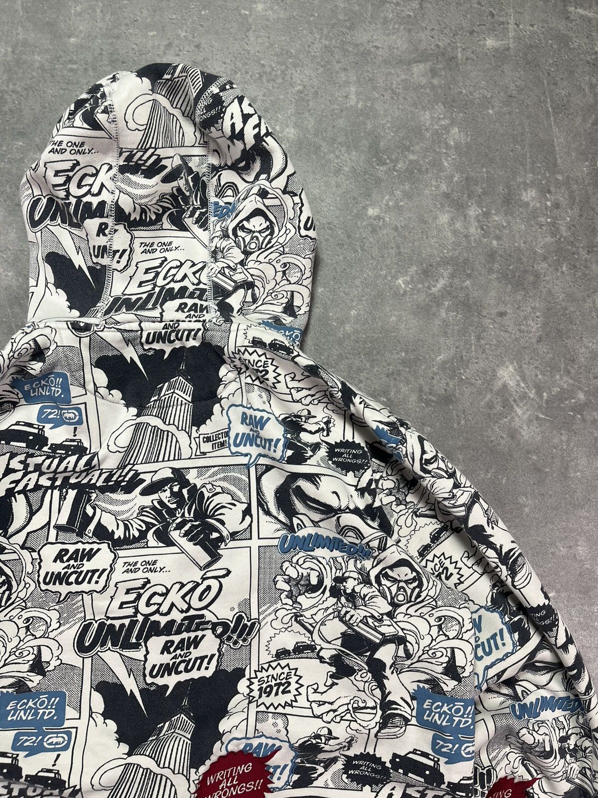 Ecko Unltd. Ecko Unltd. AOP Comic Book Baggy Zip Hoodie L XL Size US L / EU 52-54 / 3 - 12 Thumbnail