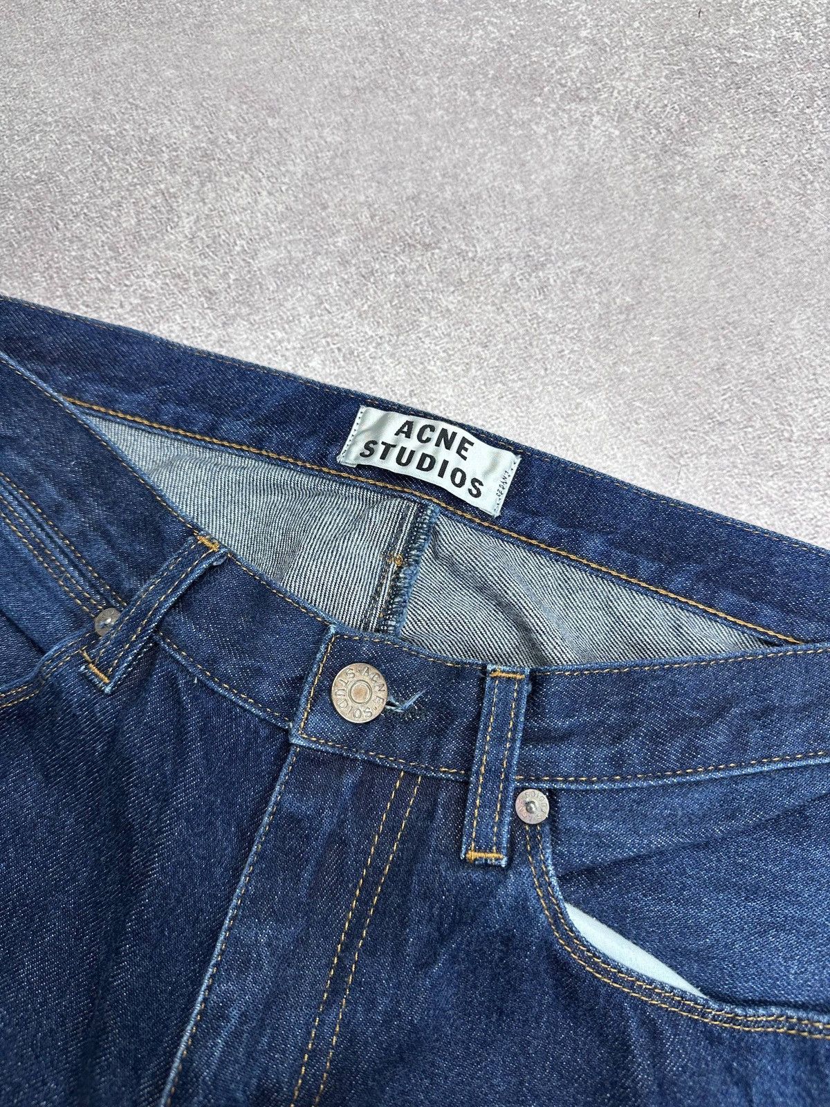Acne Studios Acne Studios Max Raw Baggy Jeans 34 Size US 34 / EU 50 - 4 Thumbnail