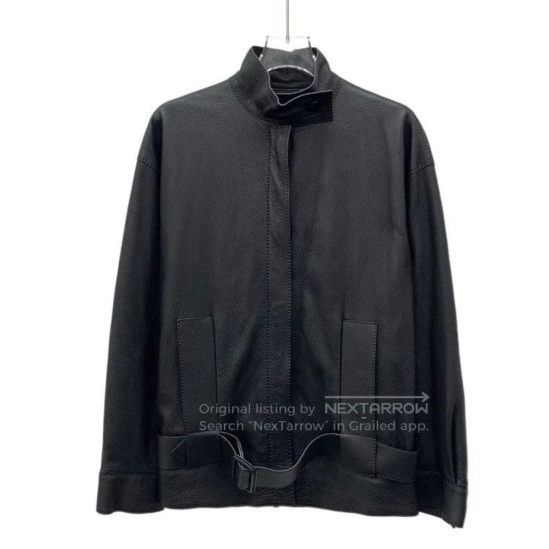 Hermes Hermes Black Deer Leather Belt Buckle Jacket. Size US XXS / EU 40 - 1 Thumbnail