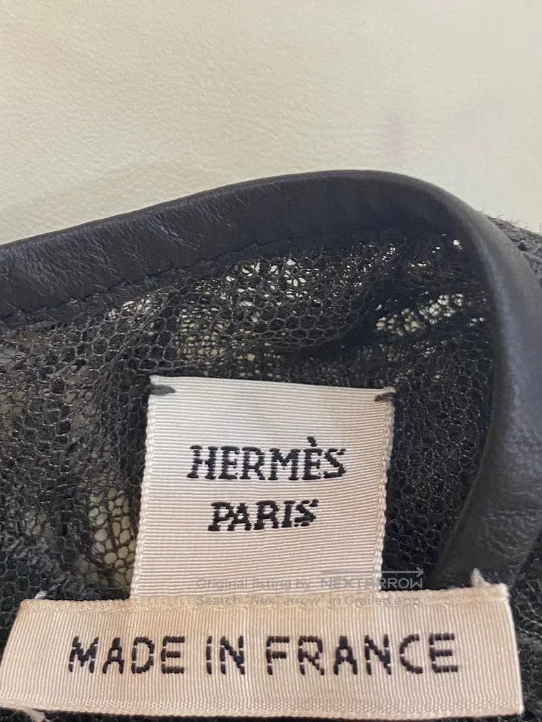 Hermes Hermes Leather and Lace Three Piece Set Dress Size XS / US 0-2 / IT 36-38 - 8 Thumbnail