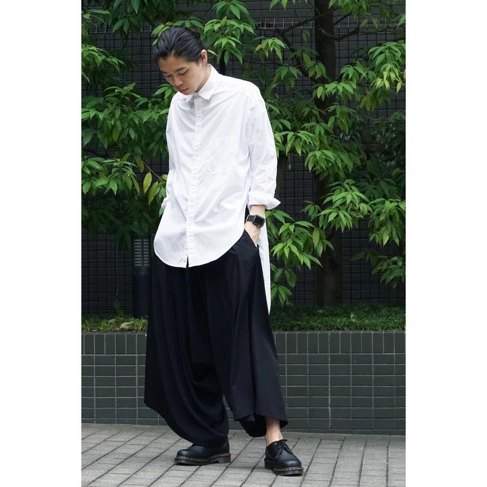Yohji Yamamoto B Yohji Yamamoto - SANKAKU SARROUEL Skirt Wide Pants Size US 30 / EU 46 - 10 Thumbnail