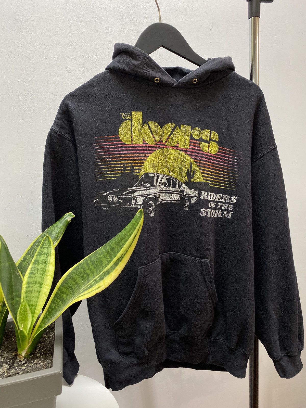 Band Tees × Vintage Vintage The Doors Riders On The Storm Hoodie Size US L / EU 52-54 / 3 - 3 Thumbnail