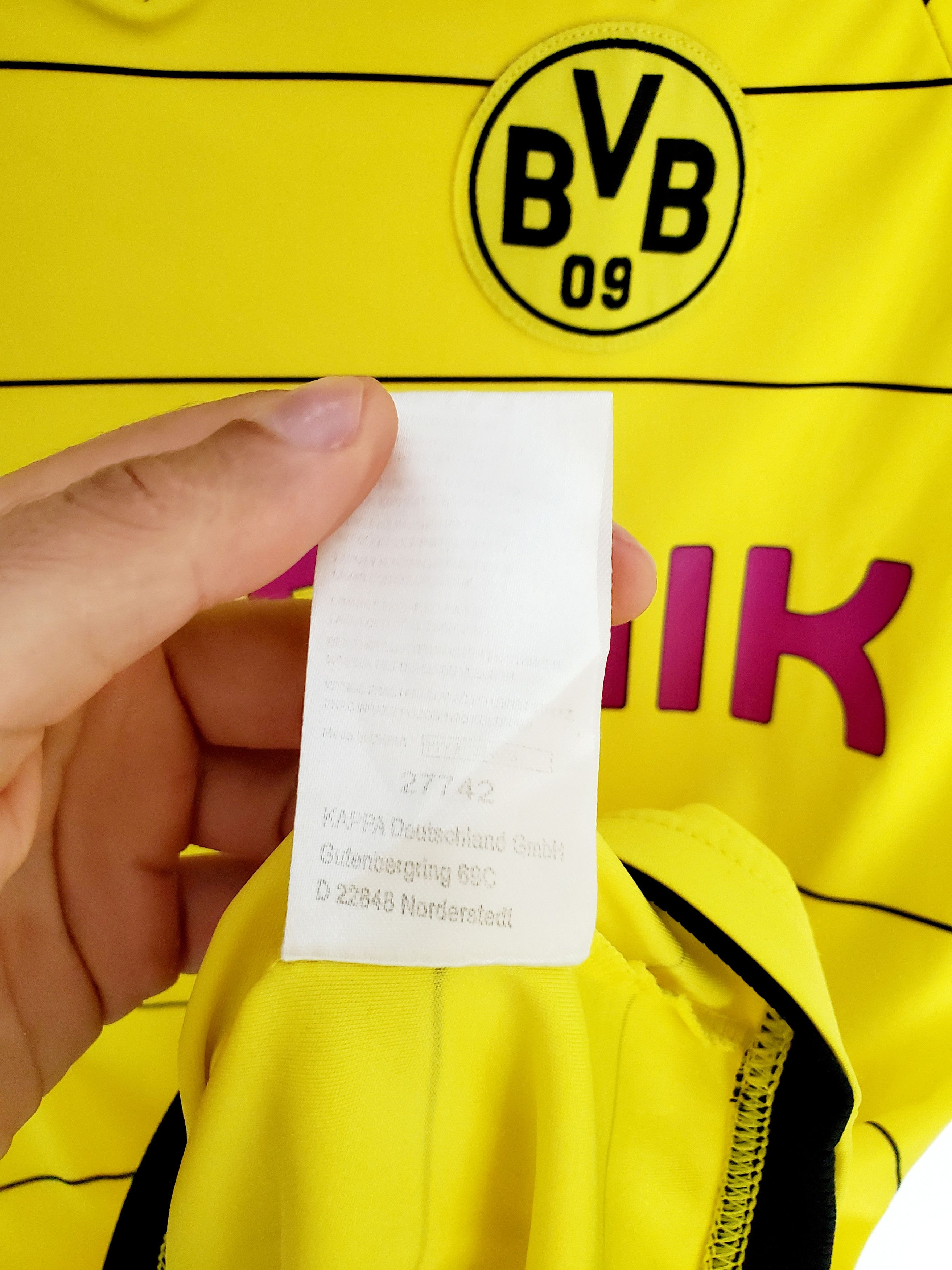 Kappa Borussia Dortmund BVB 2010/11 Nuri Sahin Jersey Kappa Size M Size US M / EU 48-50 / 2 - 7 Thumbnail