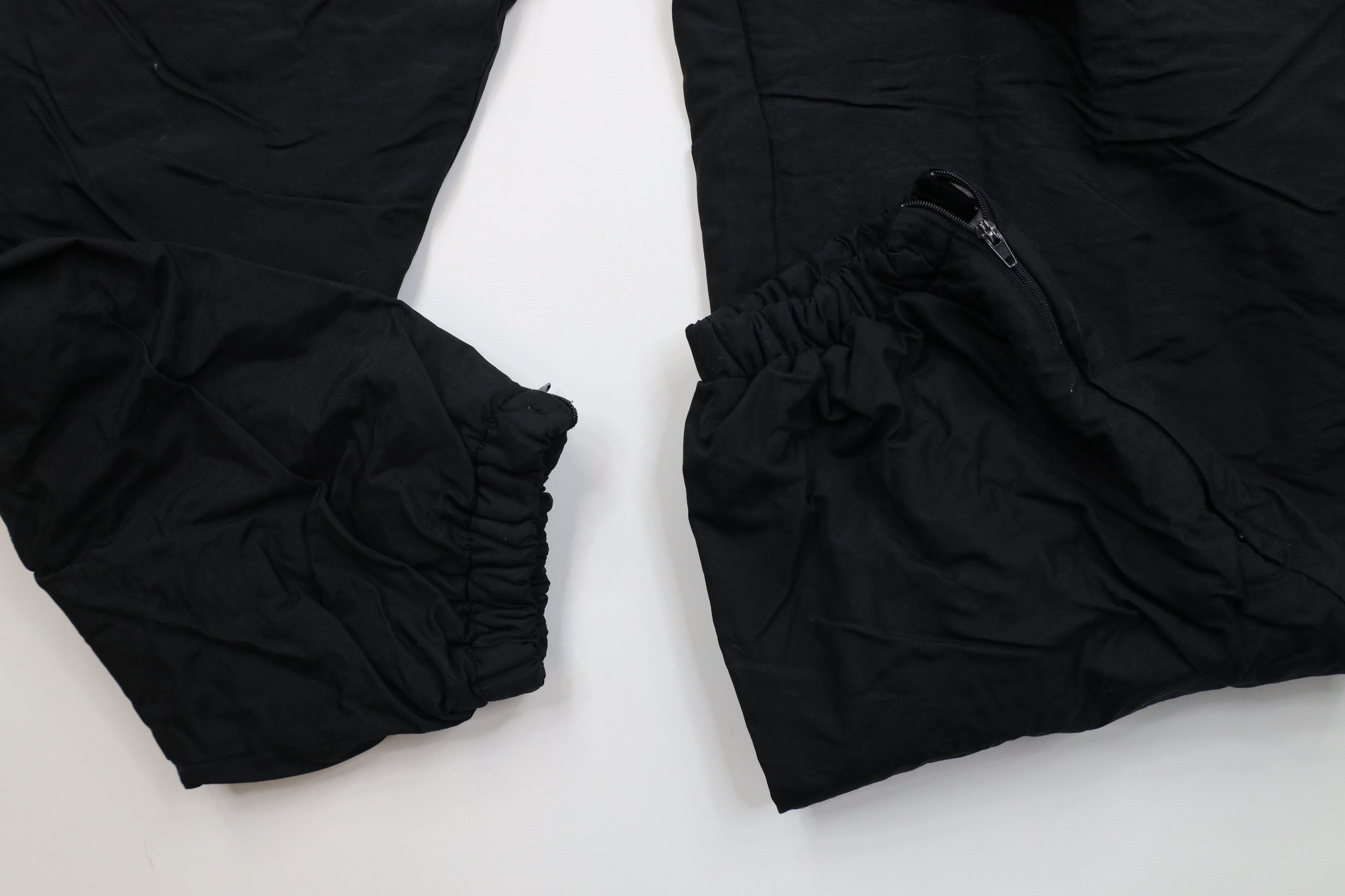 Vintage Vintage 90s Streetwear Lined Heavyweight Joggers Pants Black Size US 36 / EU 52 - 6 Thumbnail