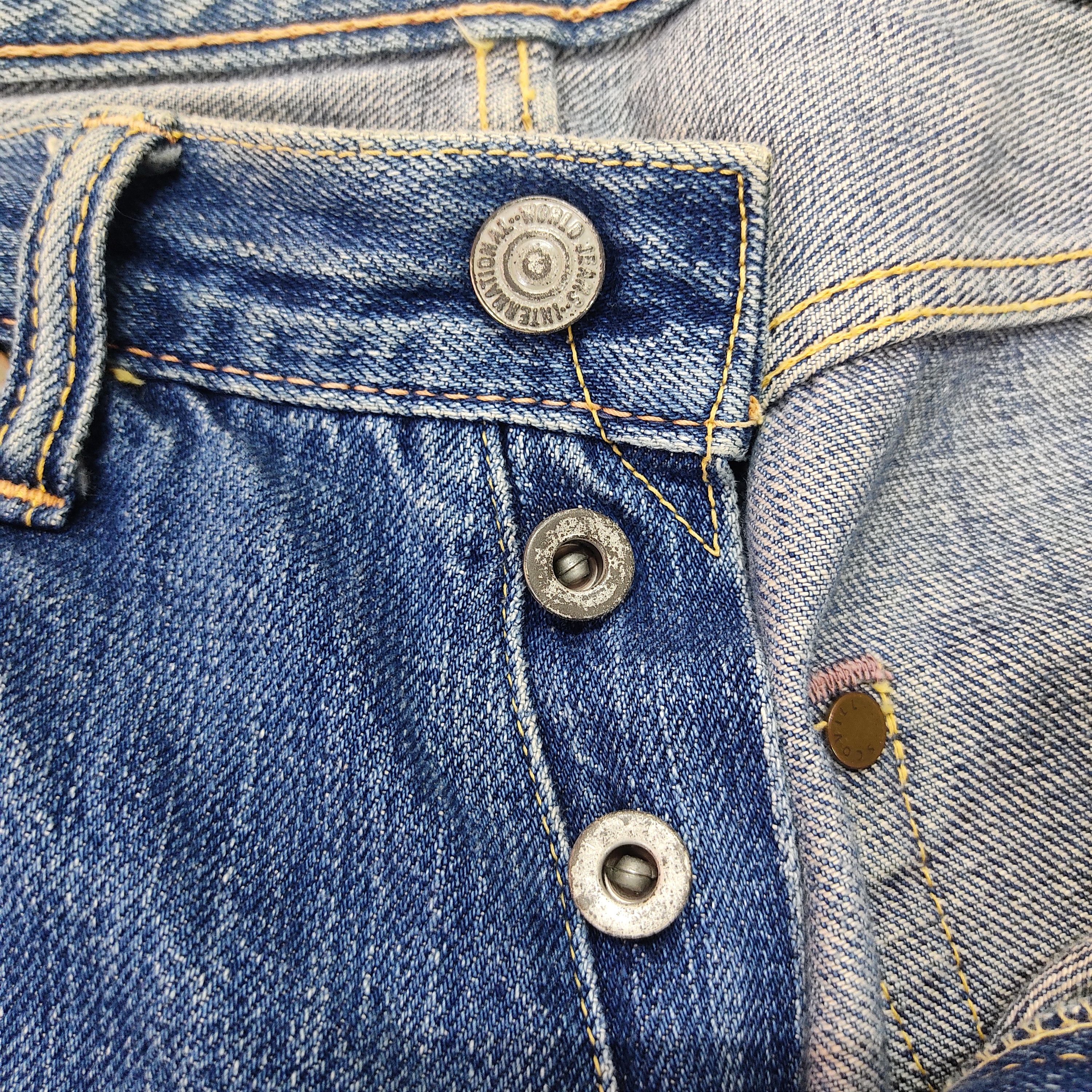 Japanese Brand Vintage Cloze Jeans Distressed Selvedge Denim Pants Size US 32 / EU 48 - 8 Thumbnail