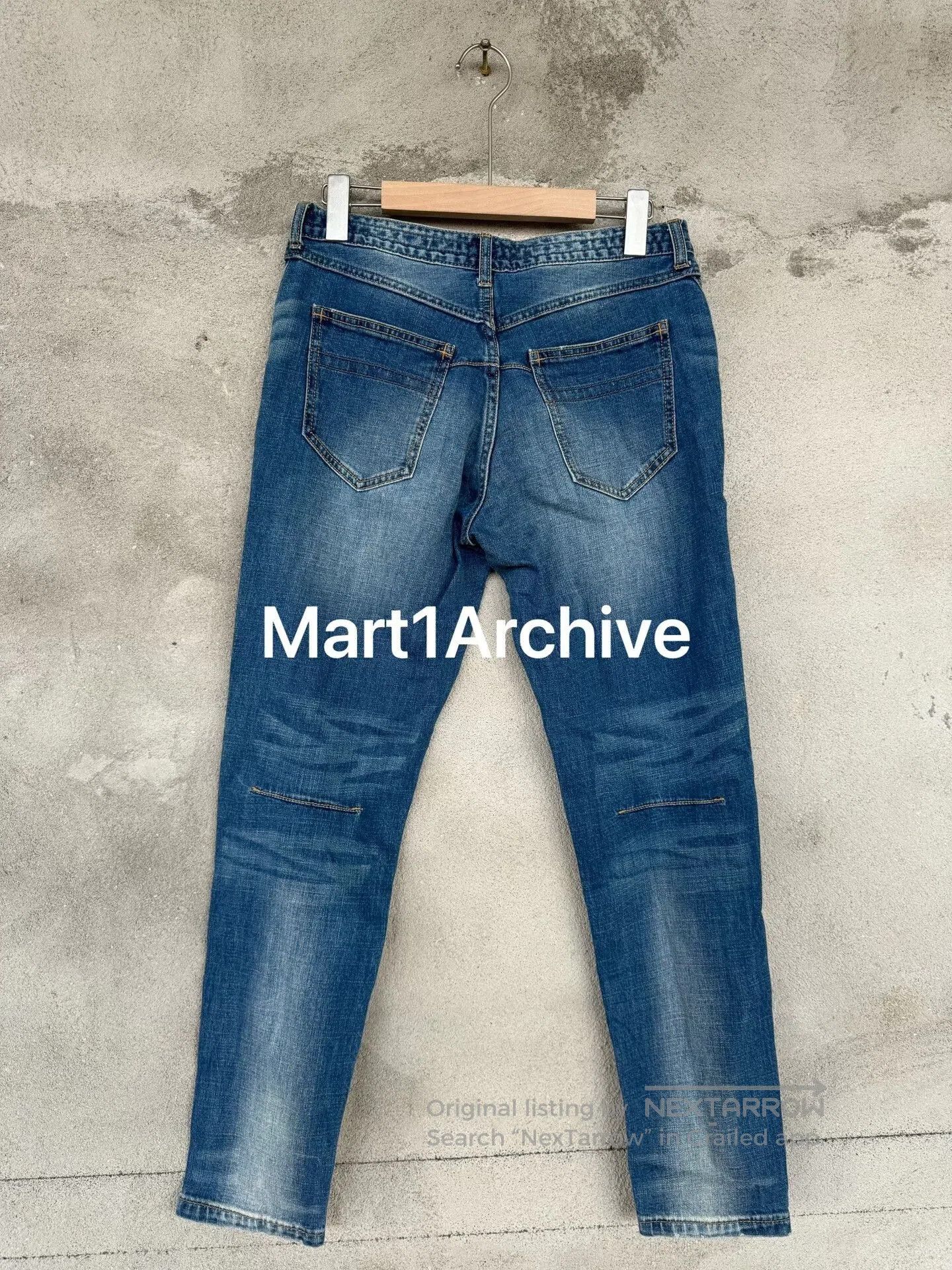 Number (N)ine Number Nine Splatter Washed Blue Jeans. Size US 30 / EU 46 - 2 Thumbnail