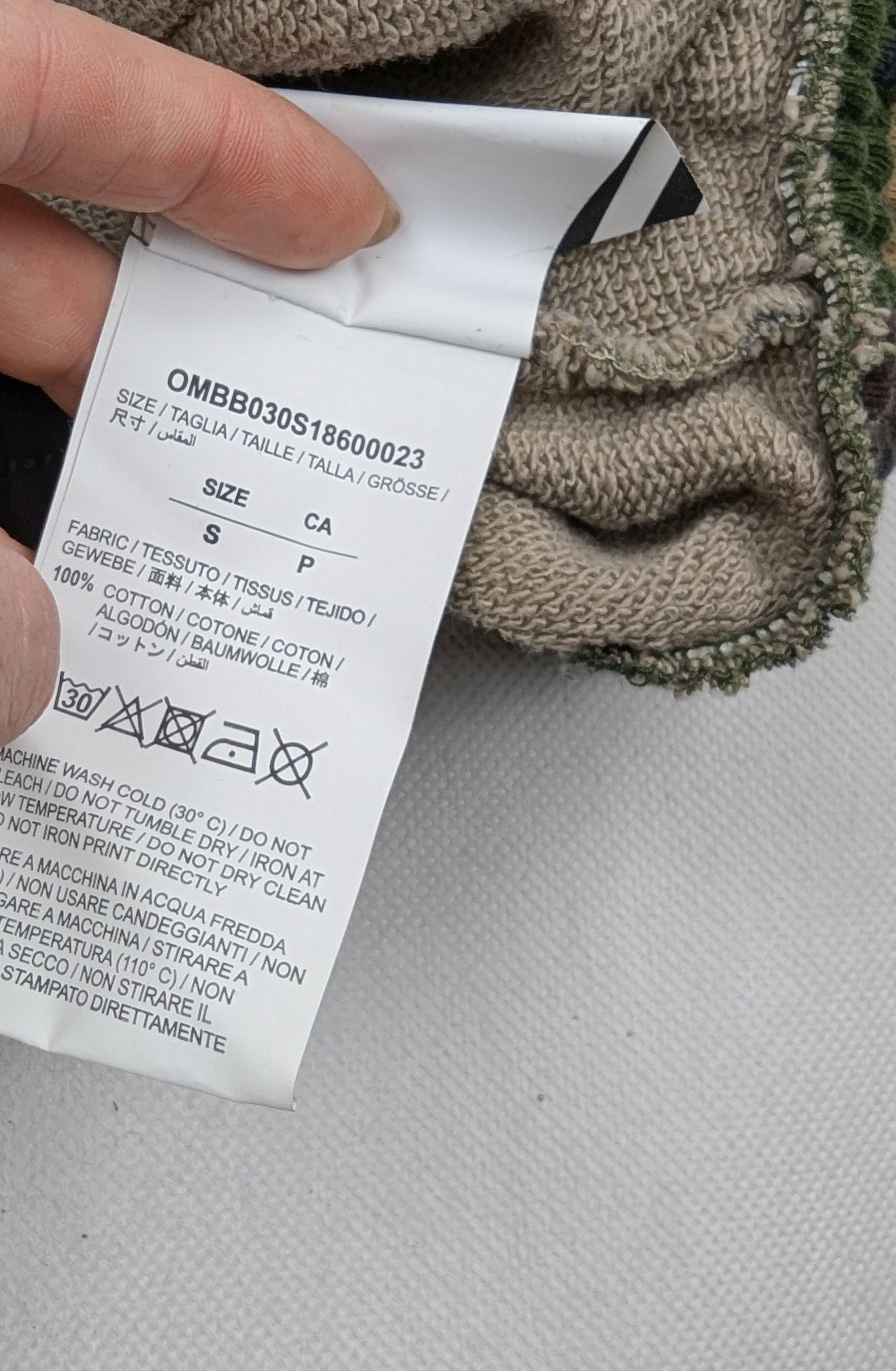 Off-White Off-White camo zip hoodie S Size US S / EU 44-46 / 1 - 11 Thumbnail