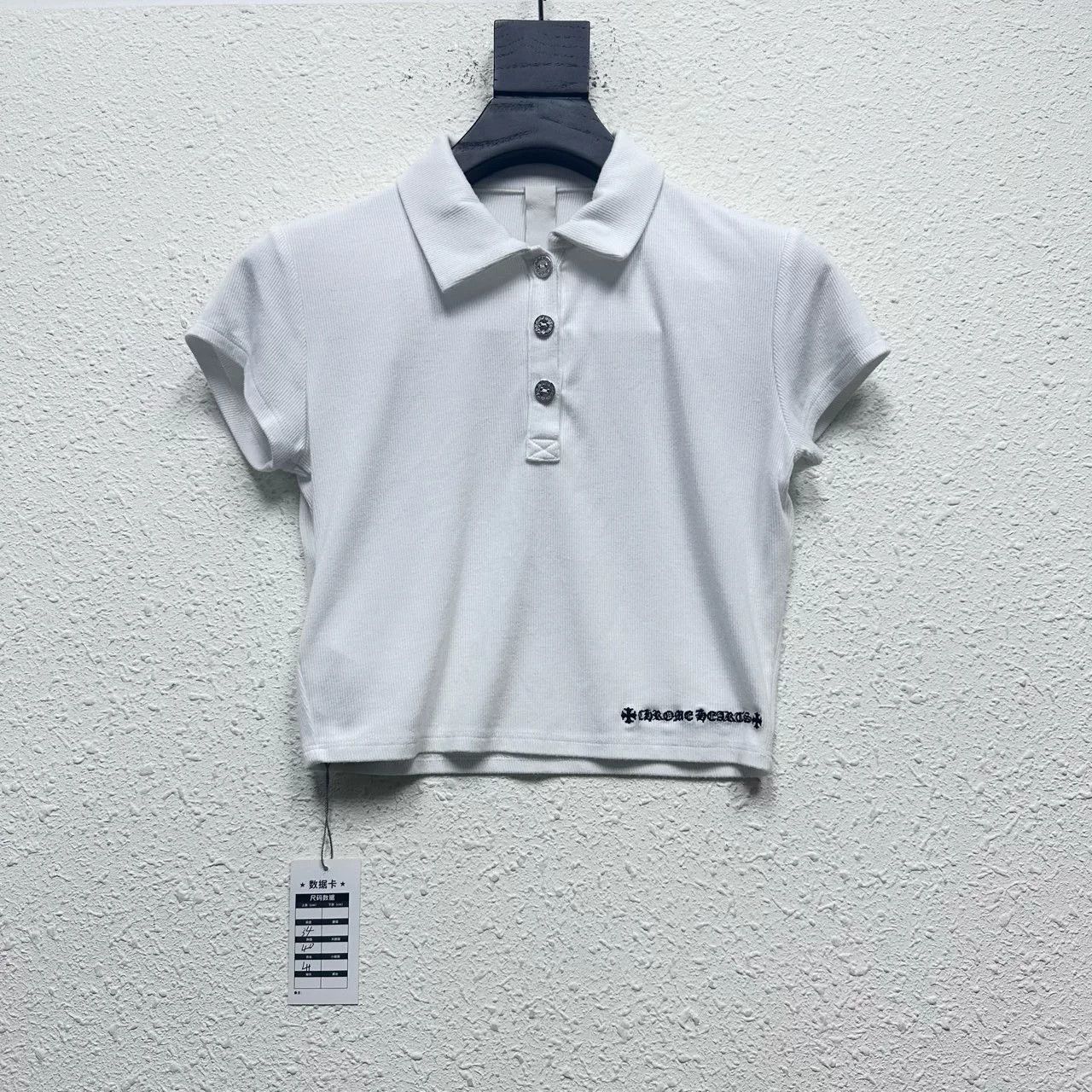 Chrome Hearts Chrome Hearts Embroidered Polo Short Sleeve Shirt