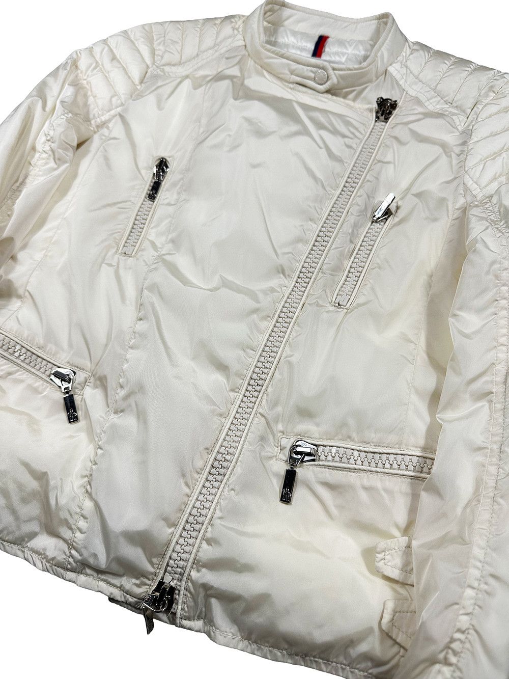Moncler Moncler Nylon Biker Jacket Size M / US 6-8 / IT 42-44 - 6 Thumbnail