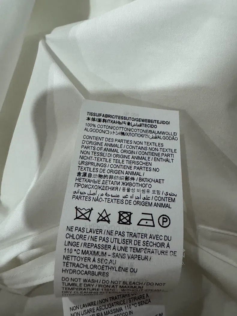Saint Laurent Paris Saint Laurent Paris Pure White Shirt Size XS / US 0-2 / IT 36-38 - 4 Thumbnail