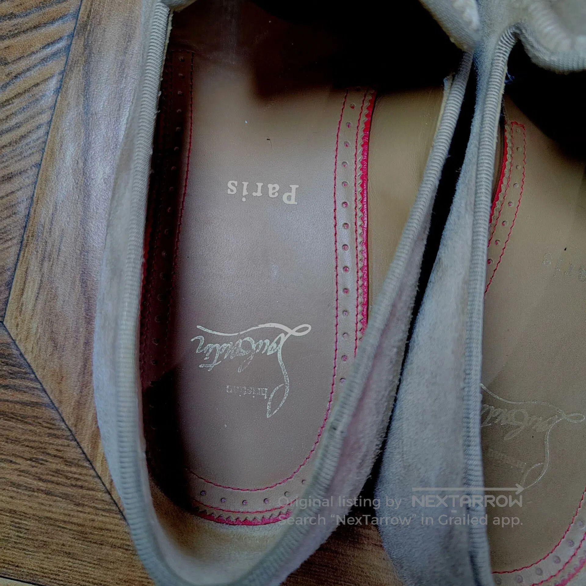 Christian Louboutin Christian Louboutin Suede Slip-On Loafers. Size US 8 / IT 38 - 3 Thumbnail