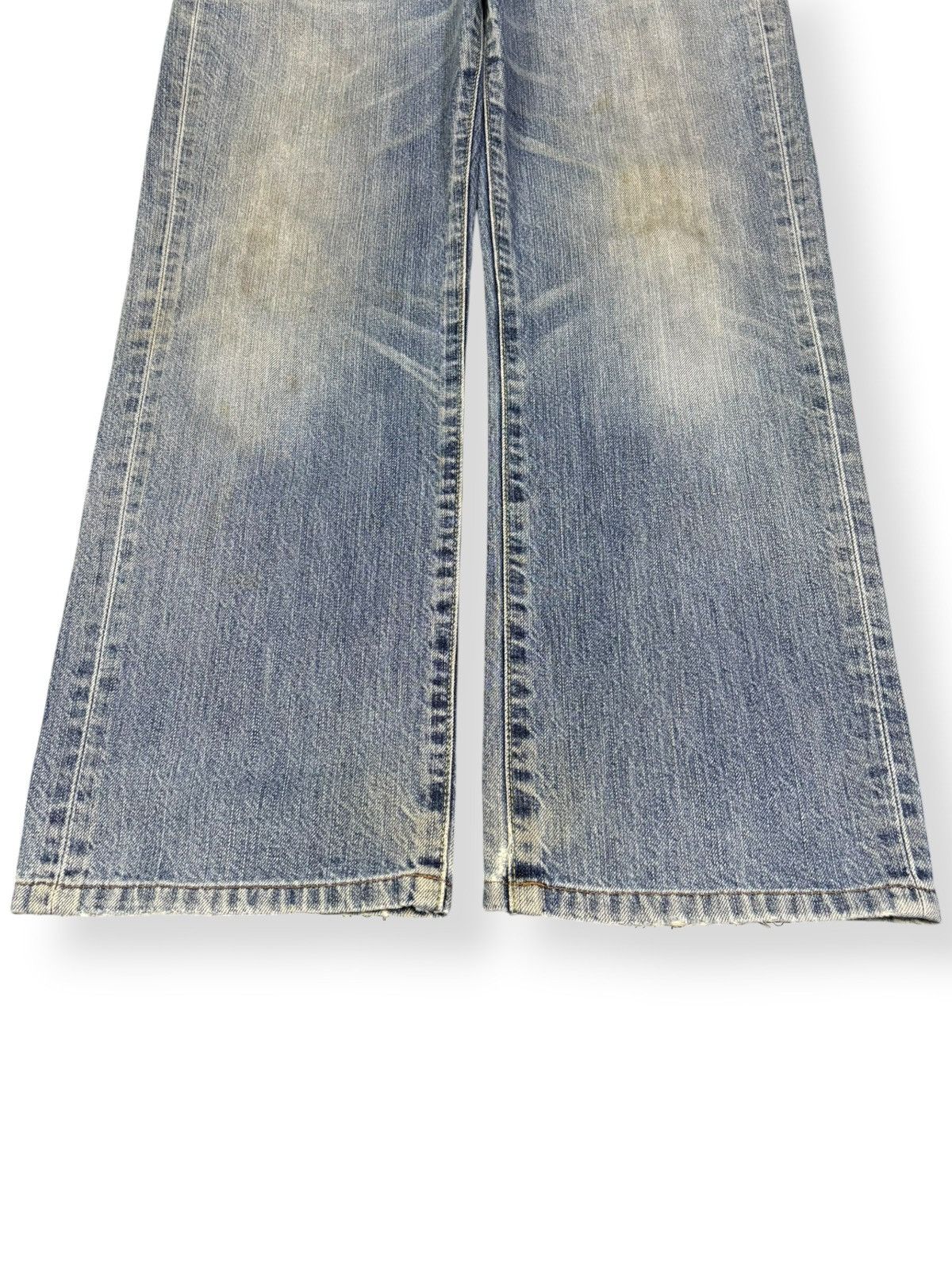 Undercover × Uniqlo Vintage Uniqlo S002 Rusty Blue Wash Loose Fit Grunge Jeans Size US 33 - 5 Thumbnail