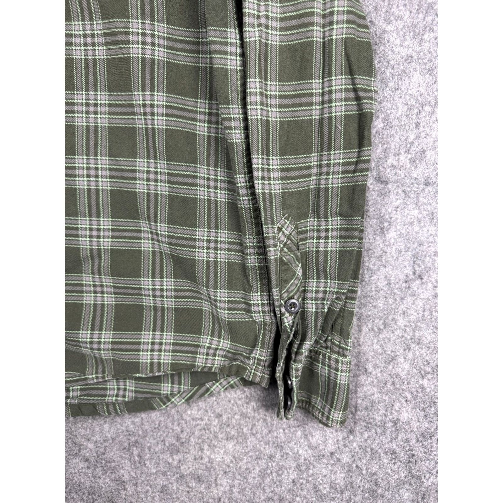 Vintage Stio Miter Flannel Shirt Men XL Green Button Up Pockets Long Sleeve Plaid Casual Workwear Outdoorwear Size US XL / EU 56 / 4 - 4 Thumbnail