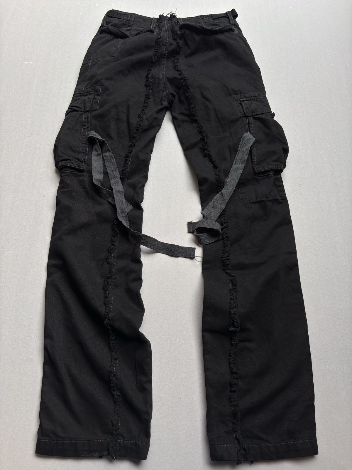 Japanese Brand VERTGARMENTS frayef bondage cargo pants Size US 28 / EU 44 - 5 Thumbnail