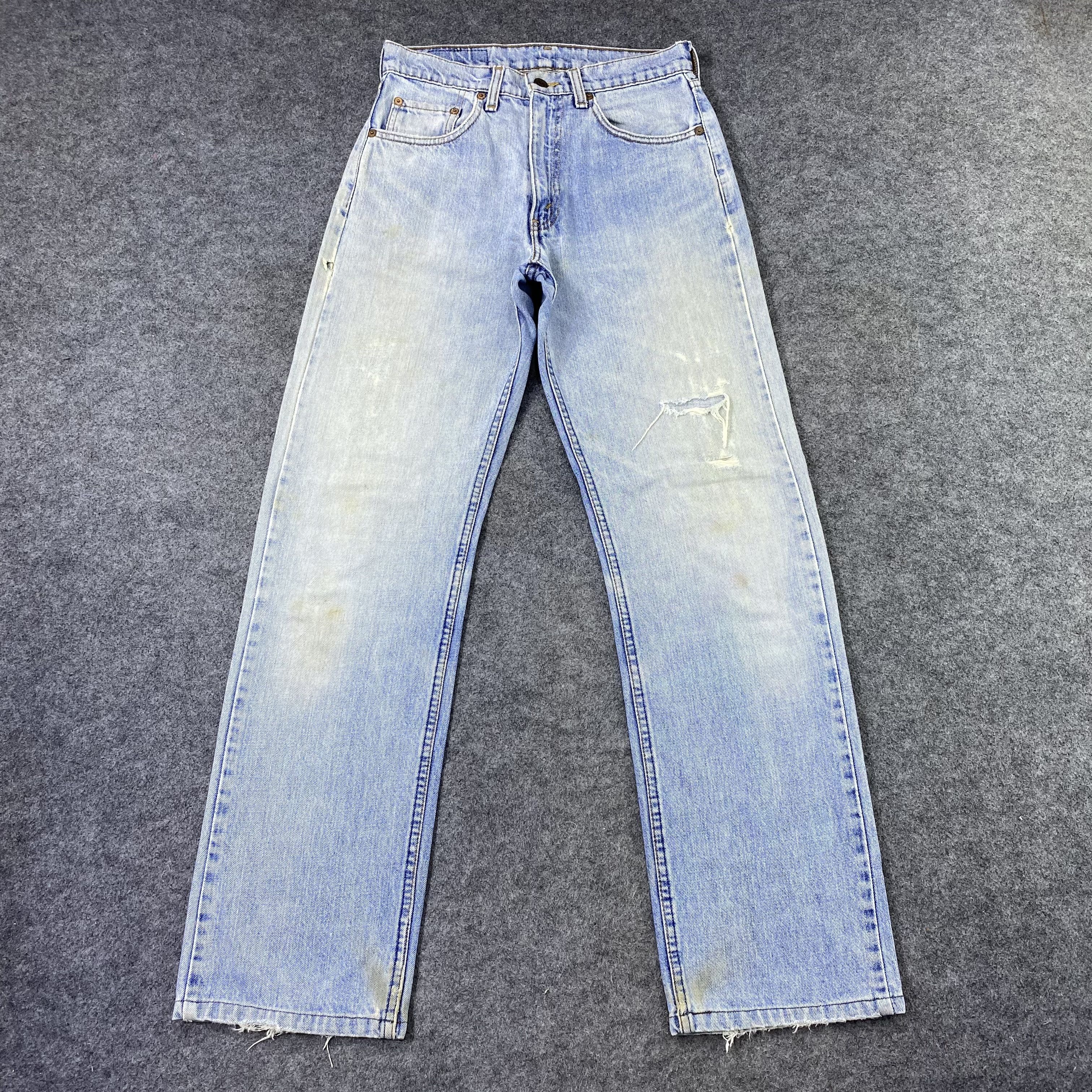 Jean × Levi's × Vintage Vintage Levis 509-0217 Distressed Bue Wash Jeans-J1186 Size US 29 - 2 Thumbnail
