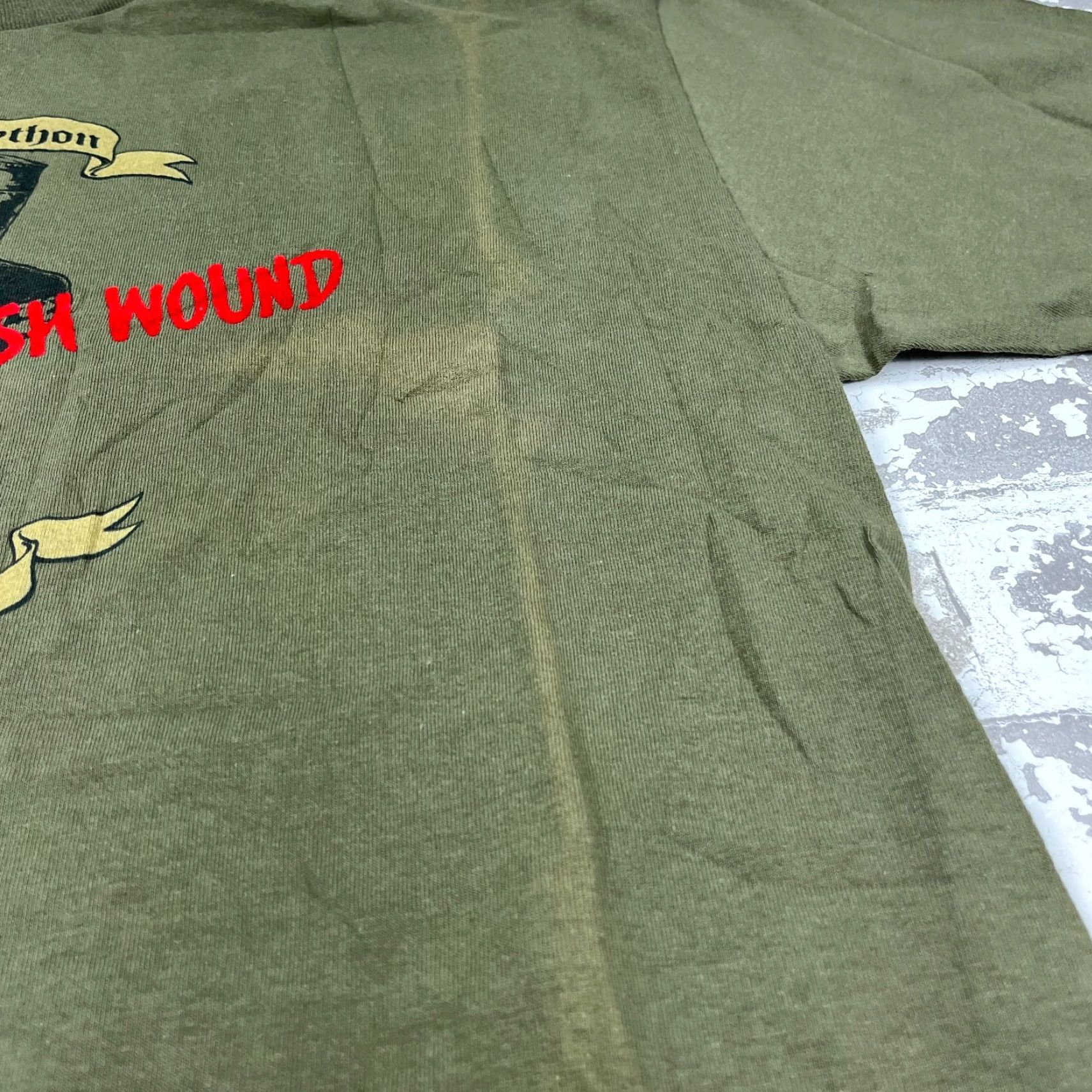 AAA VINTAGE Monty Python Shirt Men L Green Y2K Movie Promo Tee 2006 Olive Logo Graphic Print T-Shirt Theme Hipster Retro TV Mens Size US L / EU 52-54 / 3 - 3 Thumbnail