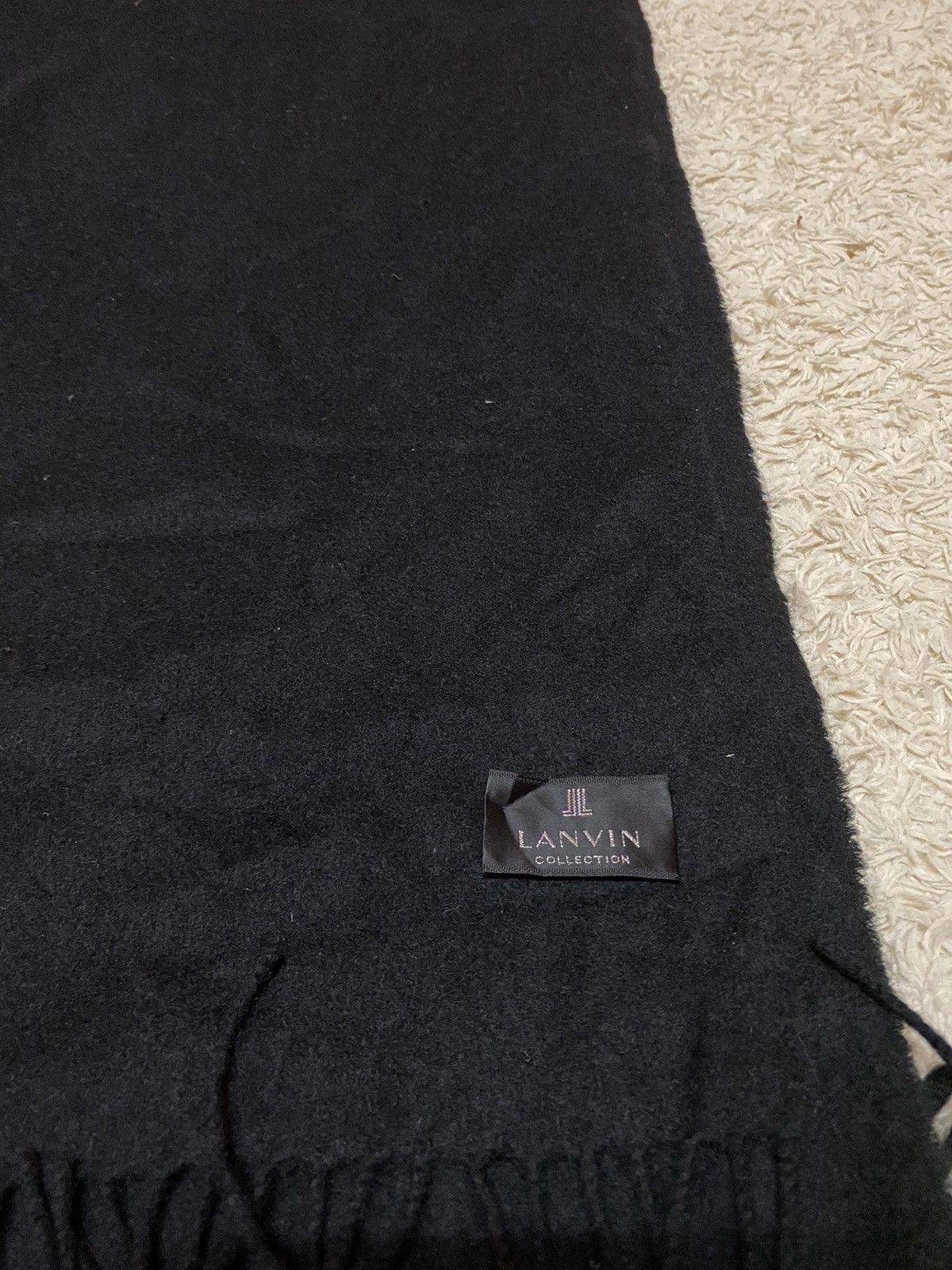 Lanvin × Vintage ‼️VINTAGE LANVIN SCARF/MUFLLER L70xW30 inchies‼️ Size ONE SIZE - 3 Thumbnail